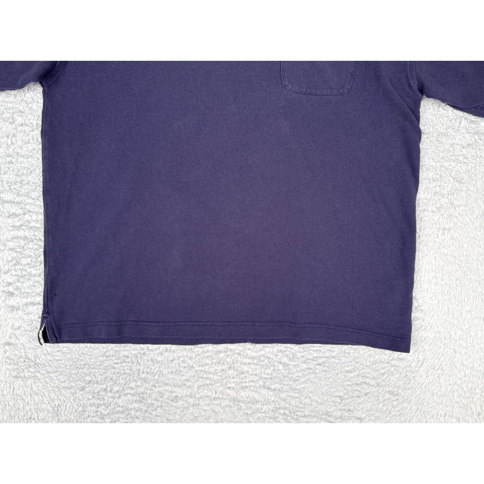 Tommy Hilfiger Tommy Hilfiger Polo Shirt Men XL Blue Short Sleeve Cotton Slim Fit Bag Pocket Buttoned Collar Shirt Size US XL / EU 56 / 4 - 5 Thumbnail
