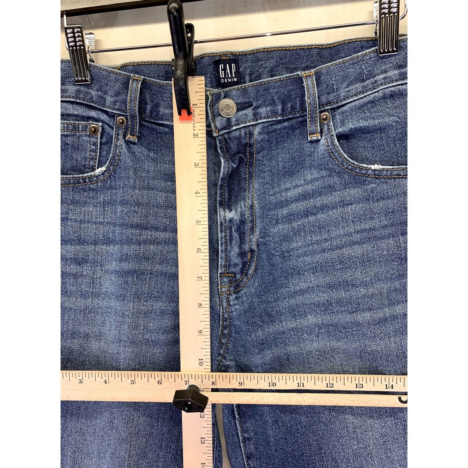 Gap VINTAGE Gap Jeans Distressed Best Girlfriend Women’s SZ 29 Blue 5-Pocket Design Jeans Women Size 29" - 3 Thumbnail