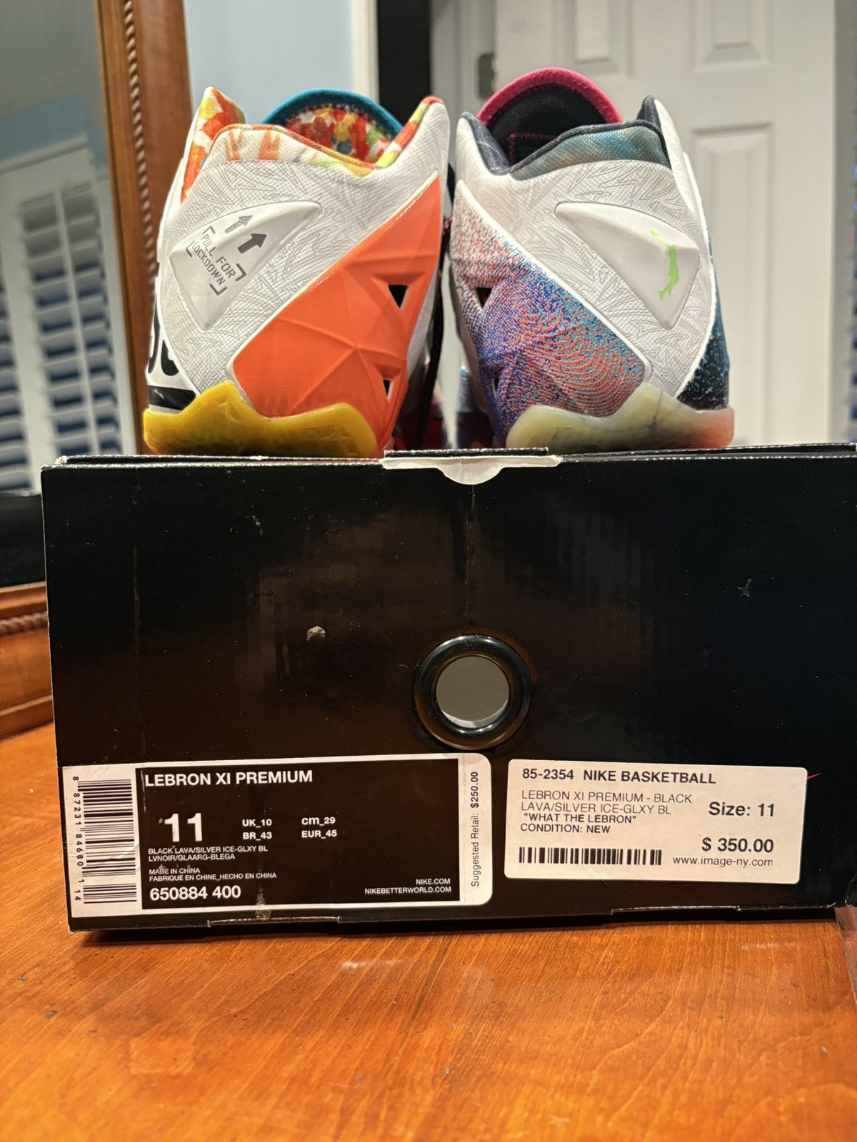 Nike Size 11 - Nike LeBron 11 Premium What The LeBron Size US 11 / EU 44 - 7 Thumbnail