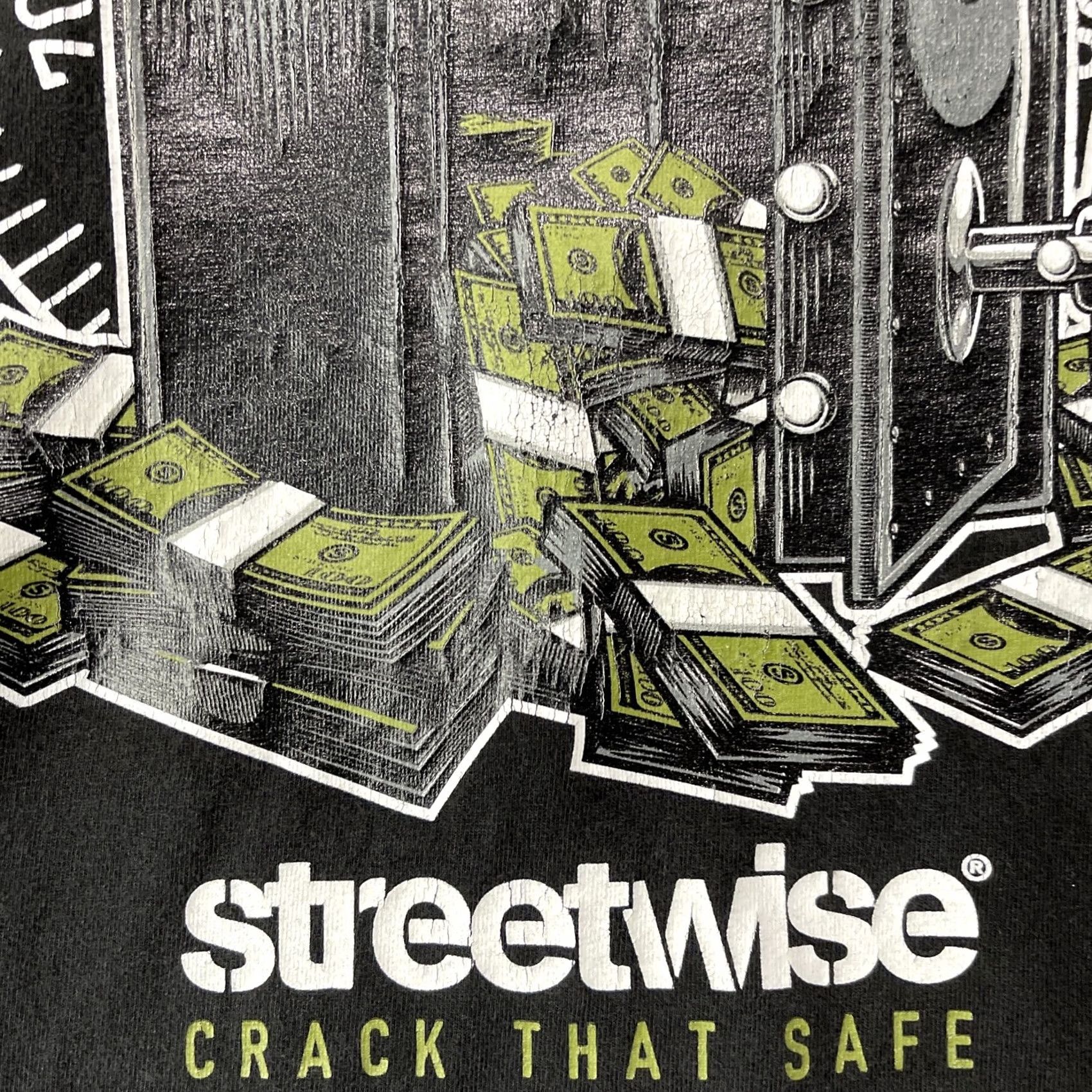 Vintage Streetwise Shirt Mens XL Black Streetwear T-Shirt Logo City Graphic Print Crew Neck Short Sleeve Adults Medium? Size US XL / EU 56 / 4 - 4 Thumbnail