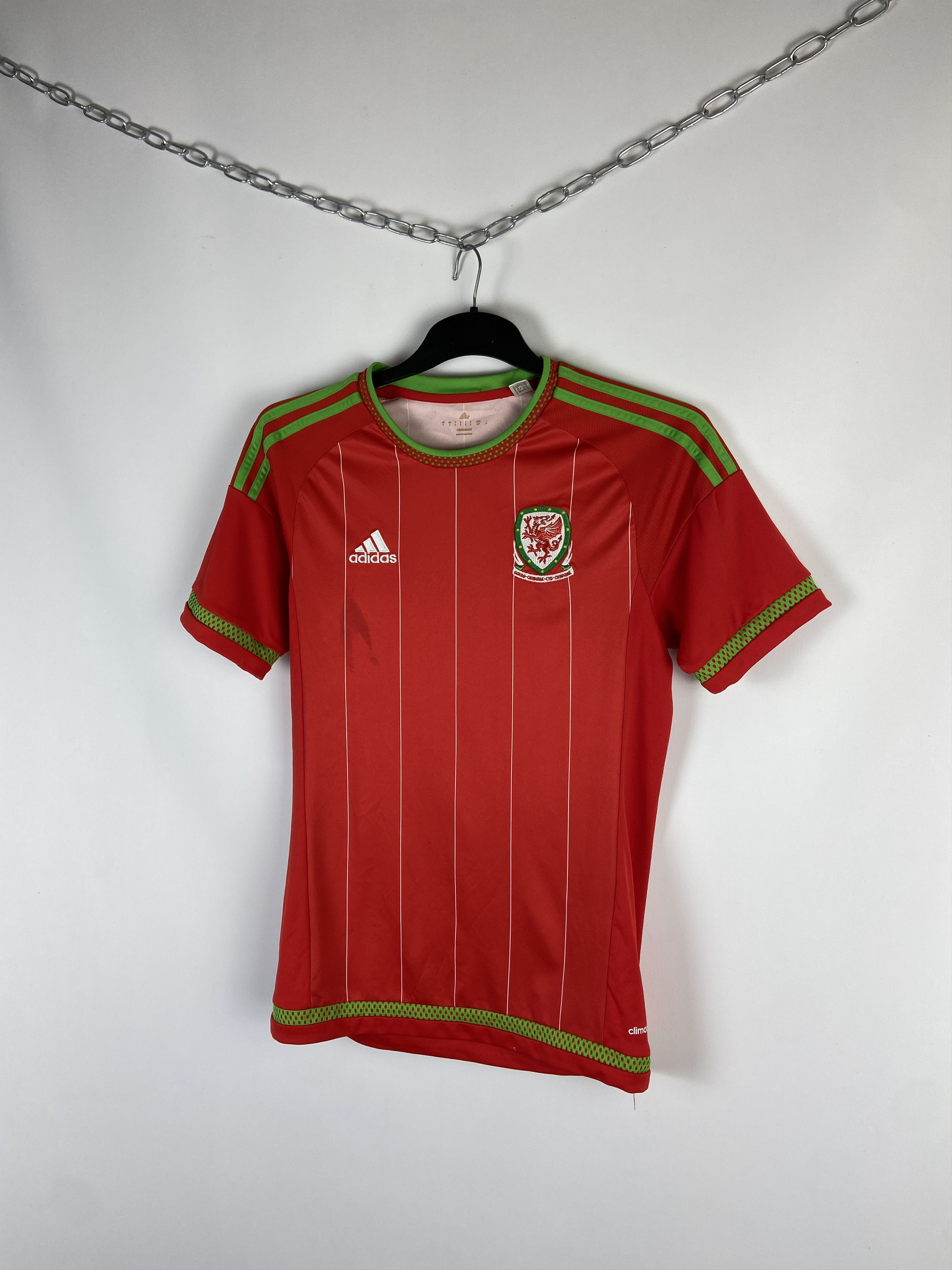 Adidas Adidas Wales Home 2015/2016 Football Shirt Soccer Jersey Size US S / EU 44-46 / 1 - 3 Thumbnail