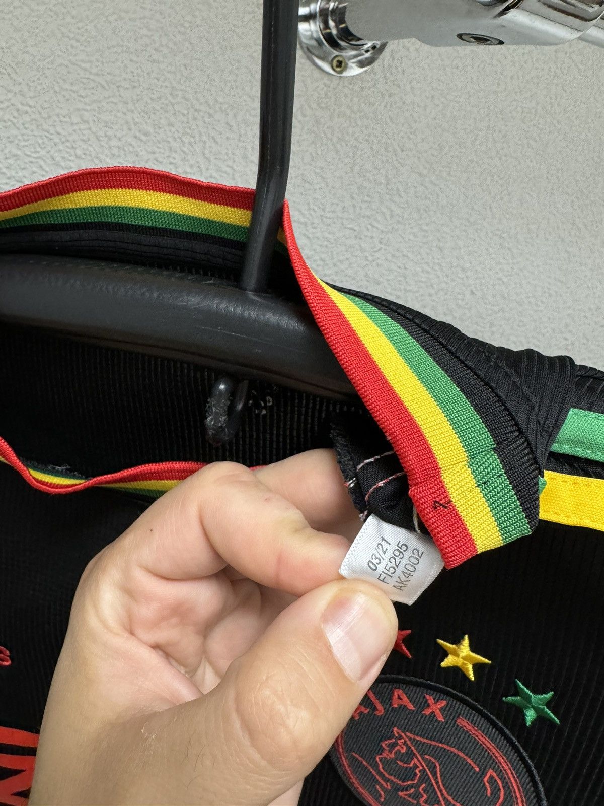 Adidas Adidas ajax soccer jersey Ziggo L sz rasta Size US XL / EU 56 / 4 - 3 Thumbnail