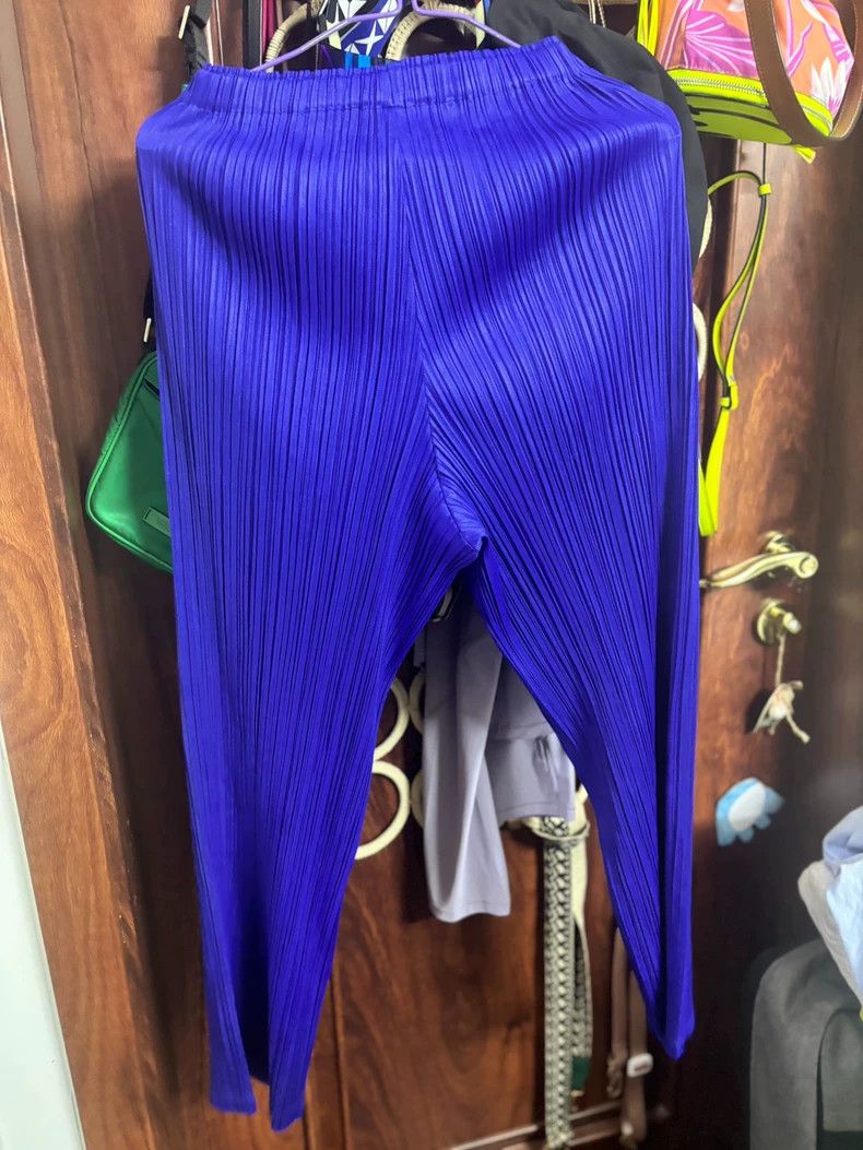 Issey Miyake issey miyake size:2 Blue pleated pants 2506-Nextarrow Size 42" / US 20 - 4 Thumbnail