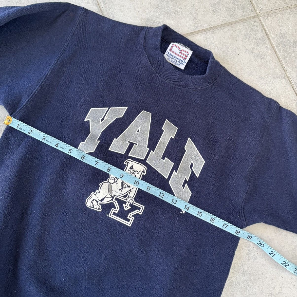 Vintage Vtg 90s Yale University Bulldogs Graohic Pullover Small Size US S / EU 44-46 / 1 - 5 Thumbnail