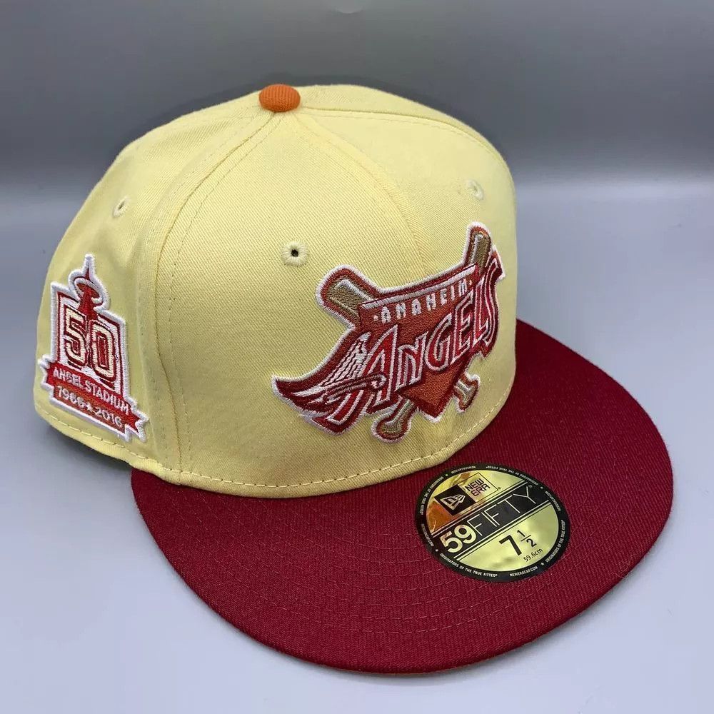 New Era Los Angeles LA Angels Hat Men 7 1/2 59Fifty New Era Fitted Size ONE SIZE - 1 Thumbnail