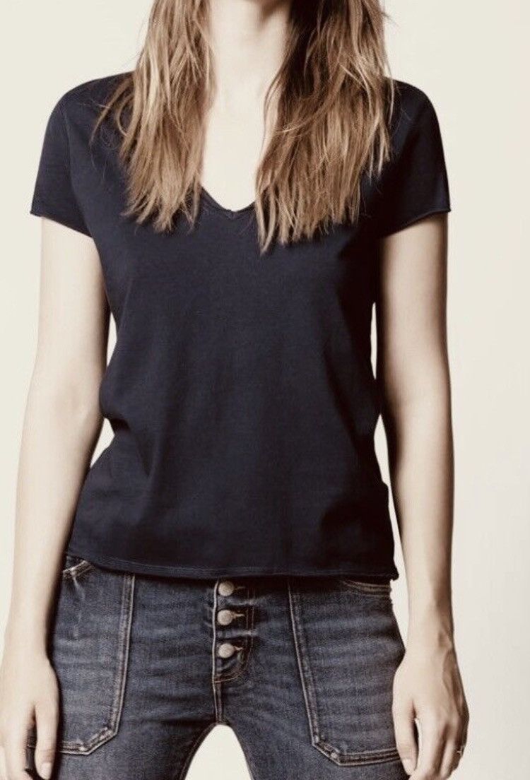Zadig & Voltaire Zadig Voltaire Skull Logo T-shirt Alexander McQueen Style Size L / US 10 / IT 46 - 2 Thumbnail