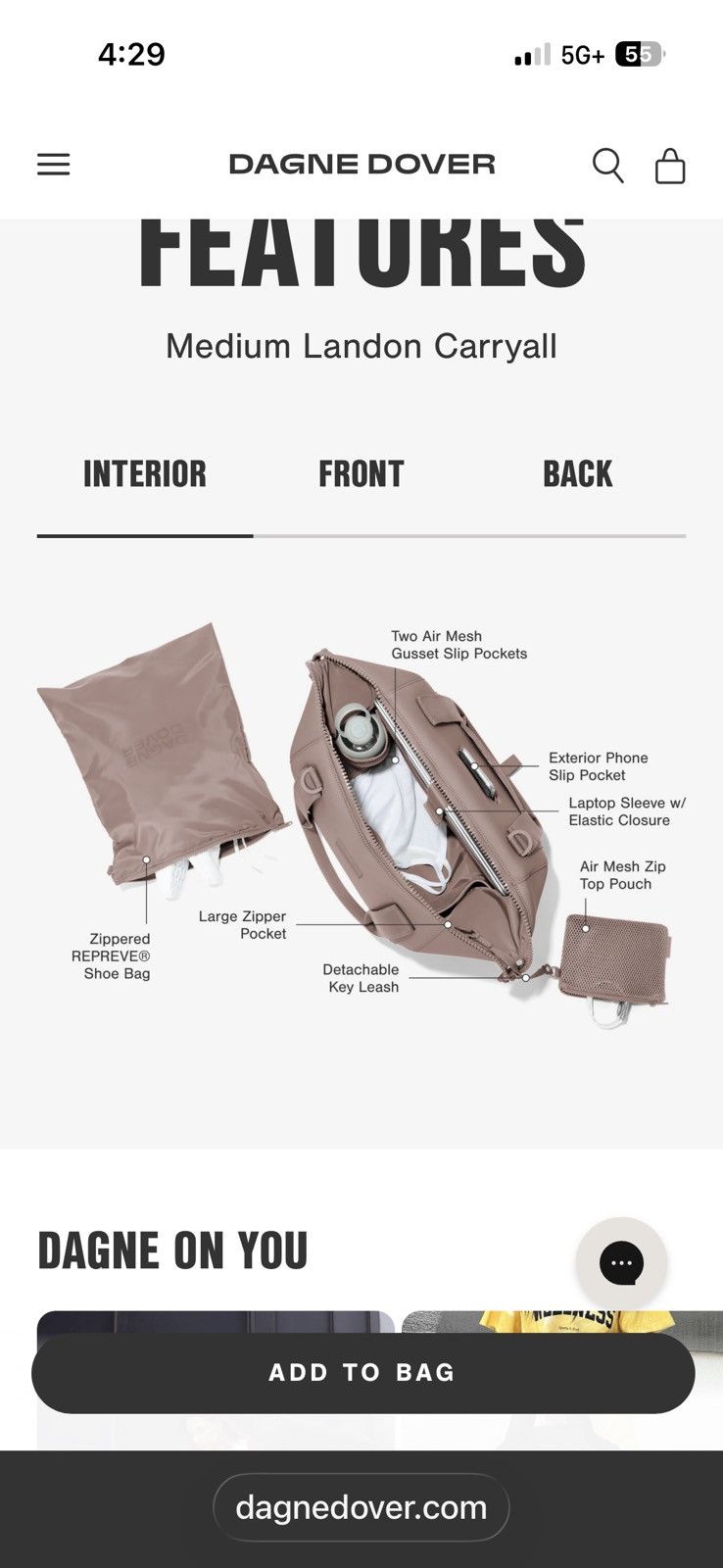 Dagne Dover Landon Carryall Size ONE SIZE - 11 Thumbnail