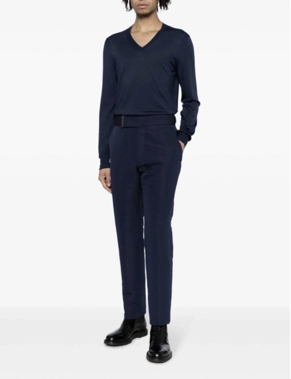 Tom Ford TOM FORD Cashmere sweatshirt 50 IT navy Size US M / EU 48-50 / 2 - 2 Thumbnail