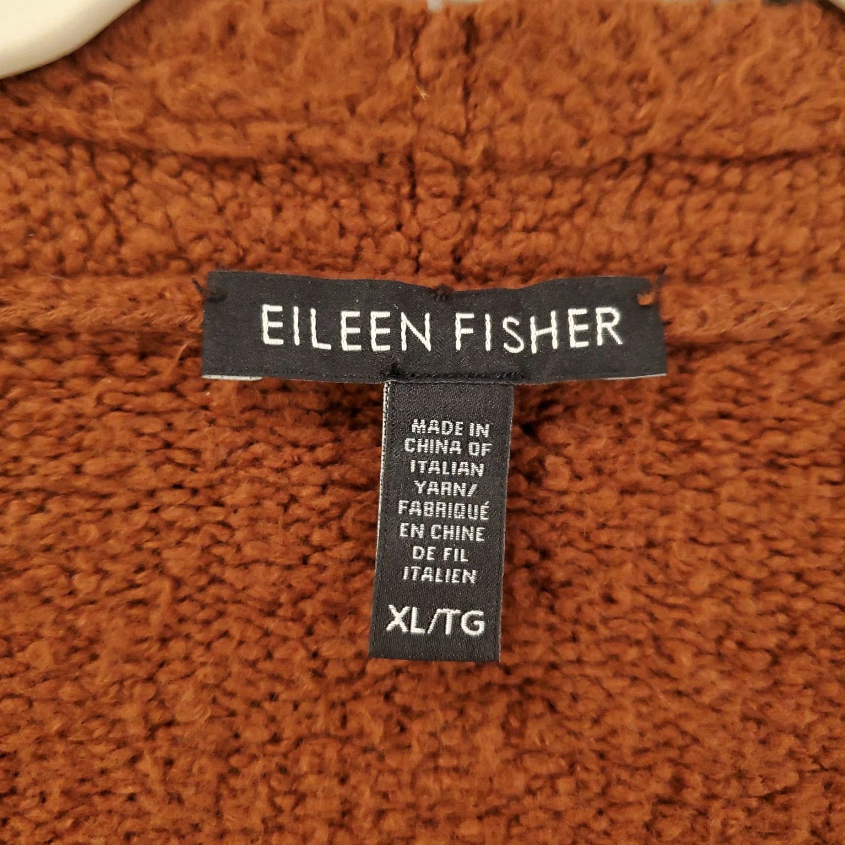 Eileen Fisher Eileen Fisher Cardigan Womens XL Brown Soft Stretchy Long Sleeve Pockets Size XL / US 12-14 / IT 48-50 - 5 Thumbnail