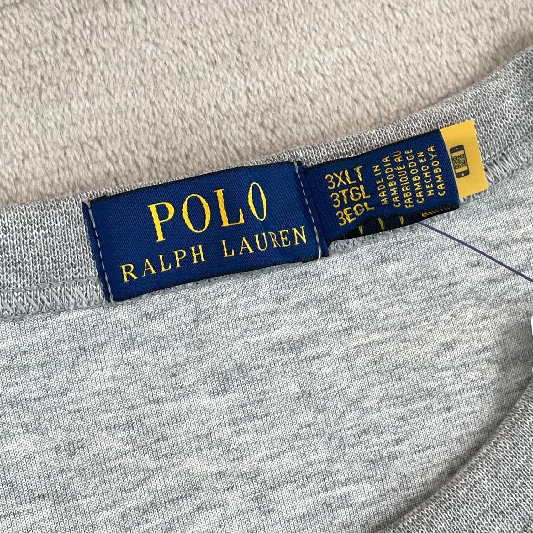 Polo Ralph Lauren Polo Ralph Lauren The RL Fleece Sweatshirt Men 3XLT Tall Heather Grey Pony NWT Size US XXL / EU 58 / 5 - 3 Thumbnail