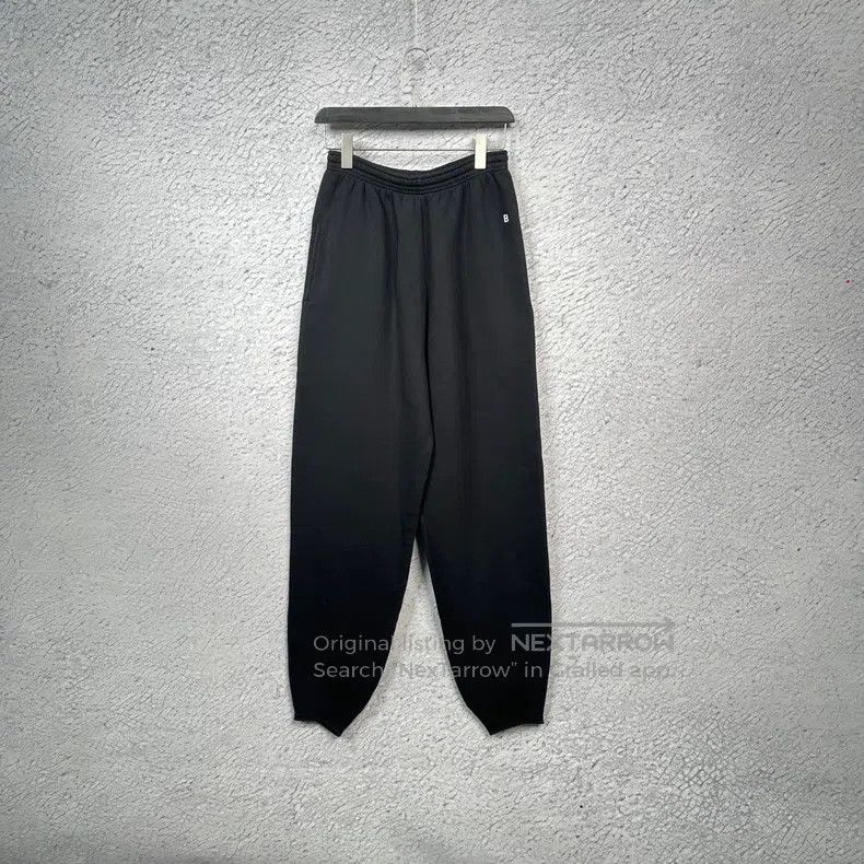 Balenciaga Balenciaga size S B letter wide-leg pants casual pants Size US 27 - 1 Thumbnail