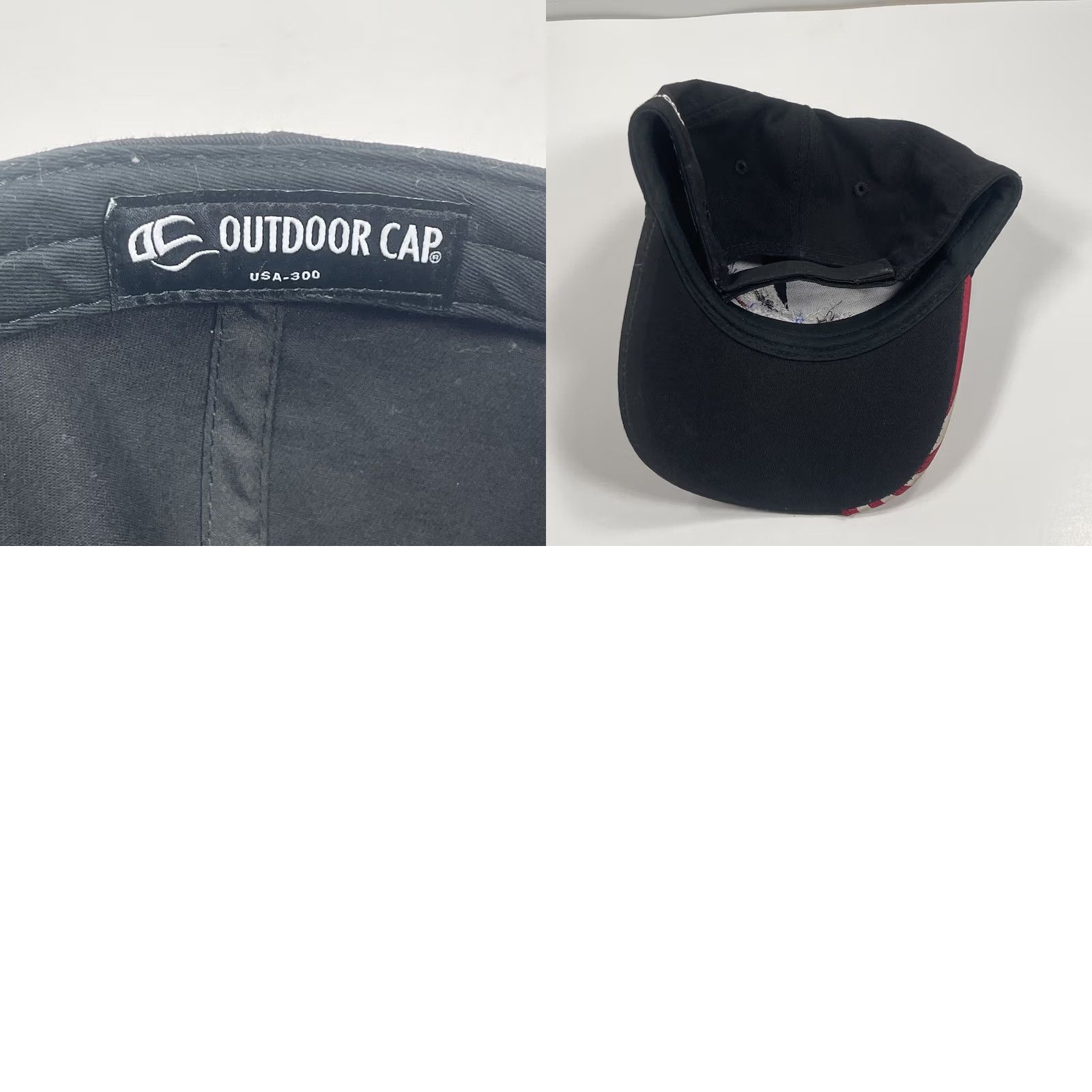 Vintage Outdoor Cap OC Hat Adult Adjustable StrapBack Baseball Cap BIC American Flag Size ONE SIZE - 9 Thumbnail