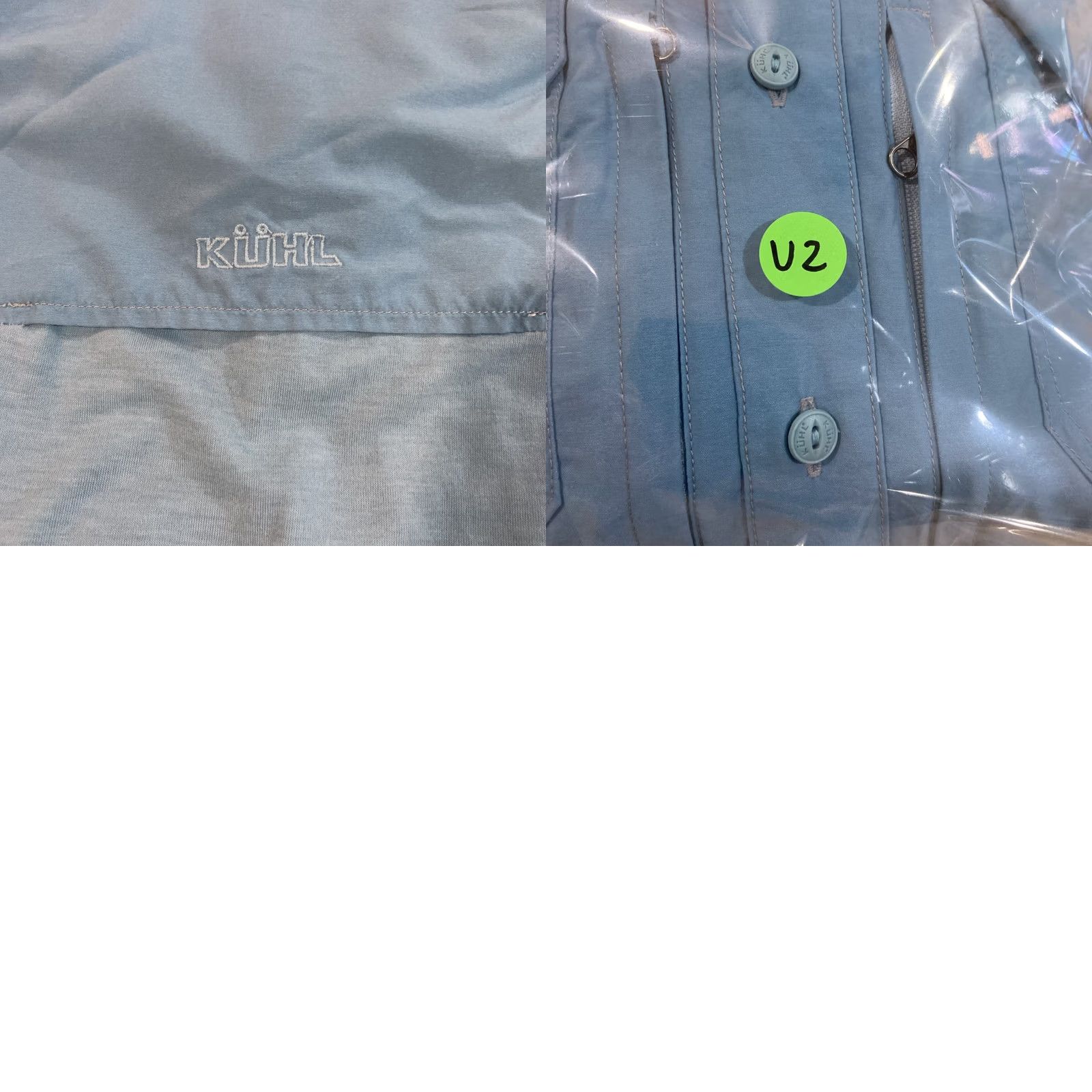 Vintage Kuhl Shirt Mens M Longsleeve Button-Up Casual Outdoors Nylon Cotton Blue Striped Size US M / EU 48-50 / 2 - 8 Thumbnail