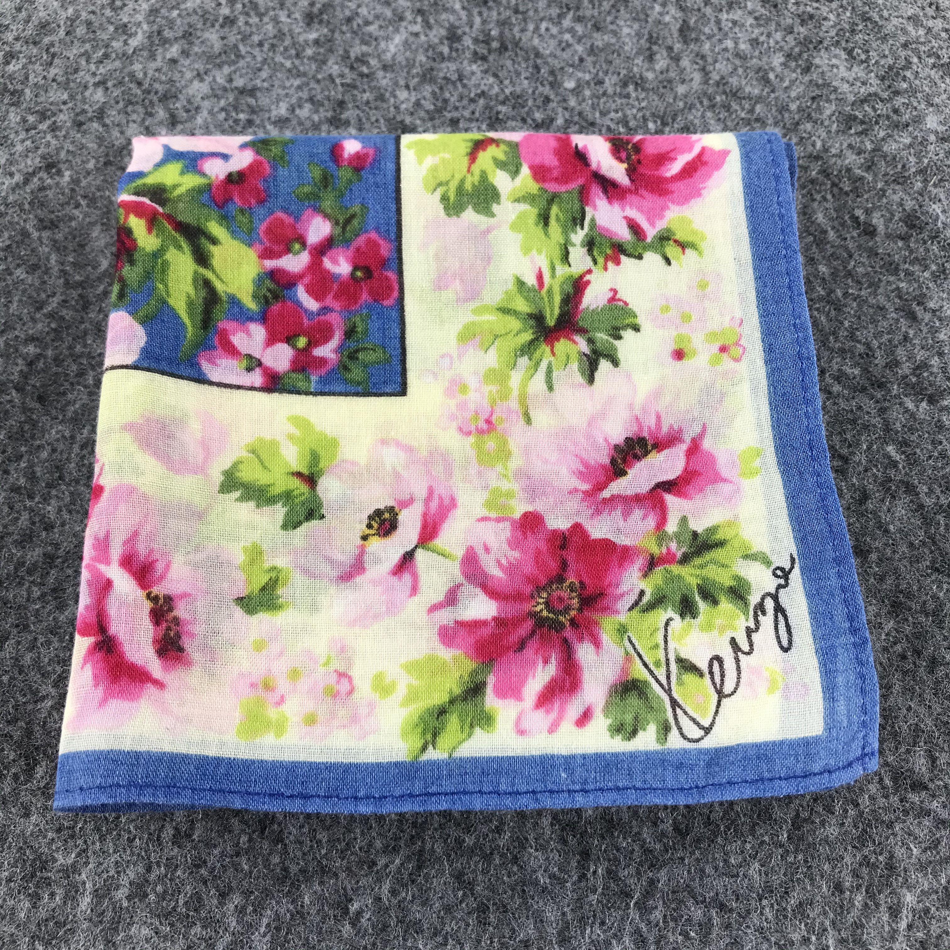 Kenzo Kenzo Floral Handkerchief Neckerchief Bandana H433 Size ONE SIZE - 6 Thumbnail