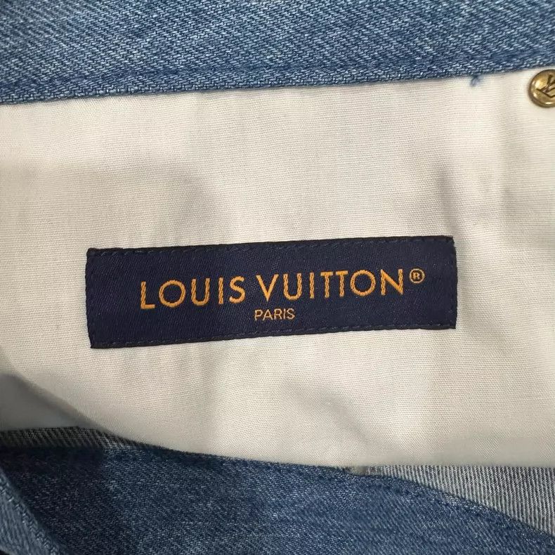 Louis Vuitton Louis Vuitton Reading Patchwork Denim Shorts Nextarrow-2505 Size US 34 / EU 50 - 6 Thumbnail