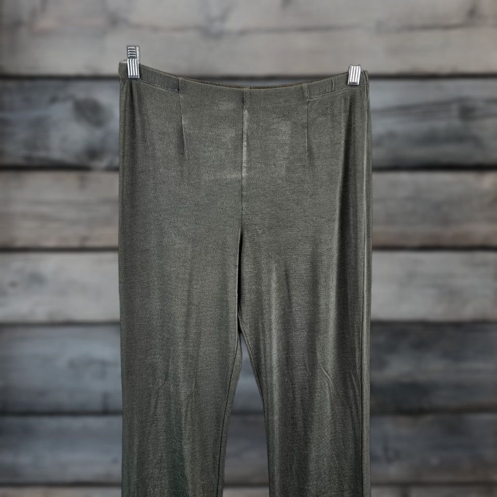Vintage Chico's Travelers Womens Pants L Green Pull On High Rise Slinky Adult Size 36" / US 14 / IT 50 - 1 Thumbnail