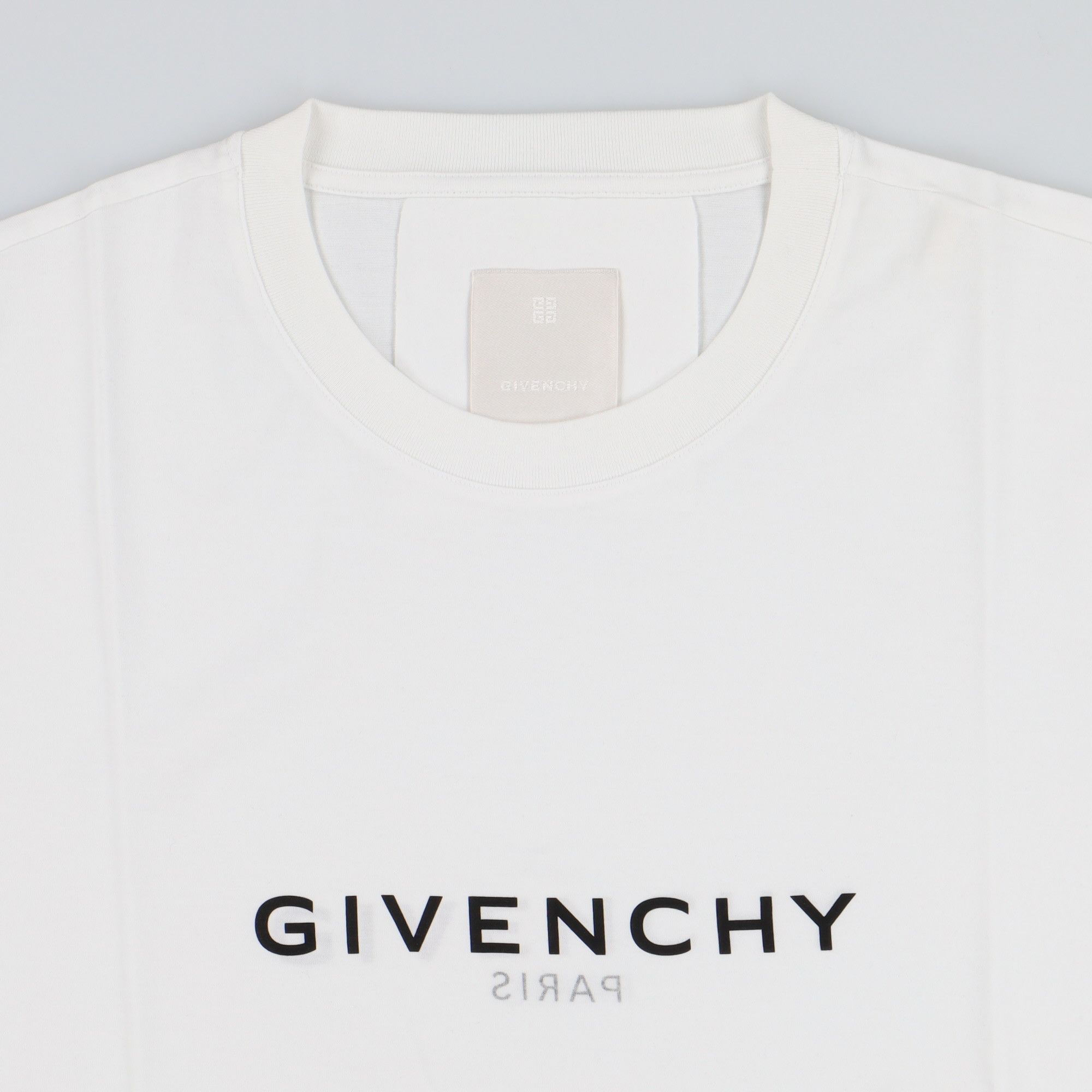 Givenchy White Reverse Logo T-Shirt Size US XL / EU 56 / 4 - 6 Thumbnail