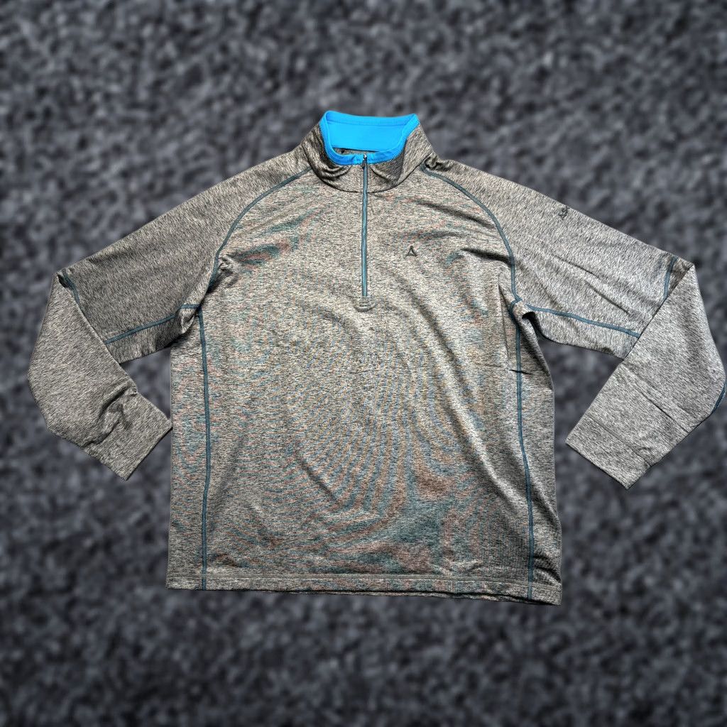 Vintage Schoffel Activewear Long Sleeve Mens 3XL Gray 1/4 Zip Shirt Size US XXL / EU 58 / 5 - 1 Thumbnail