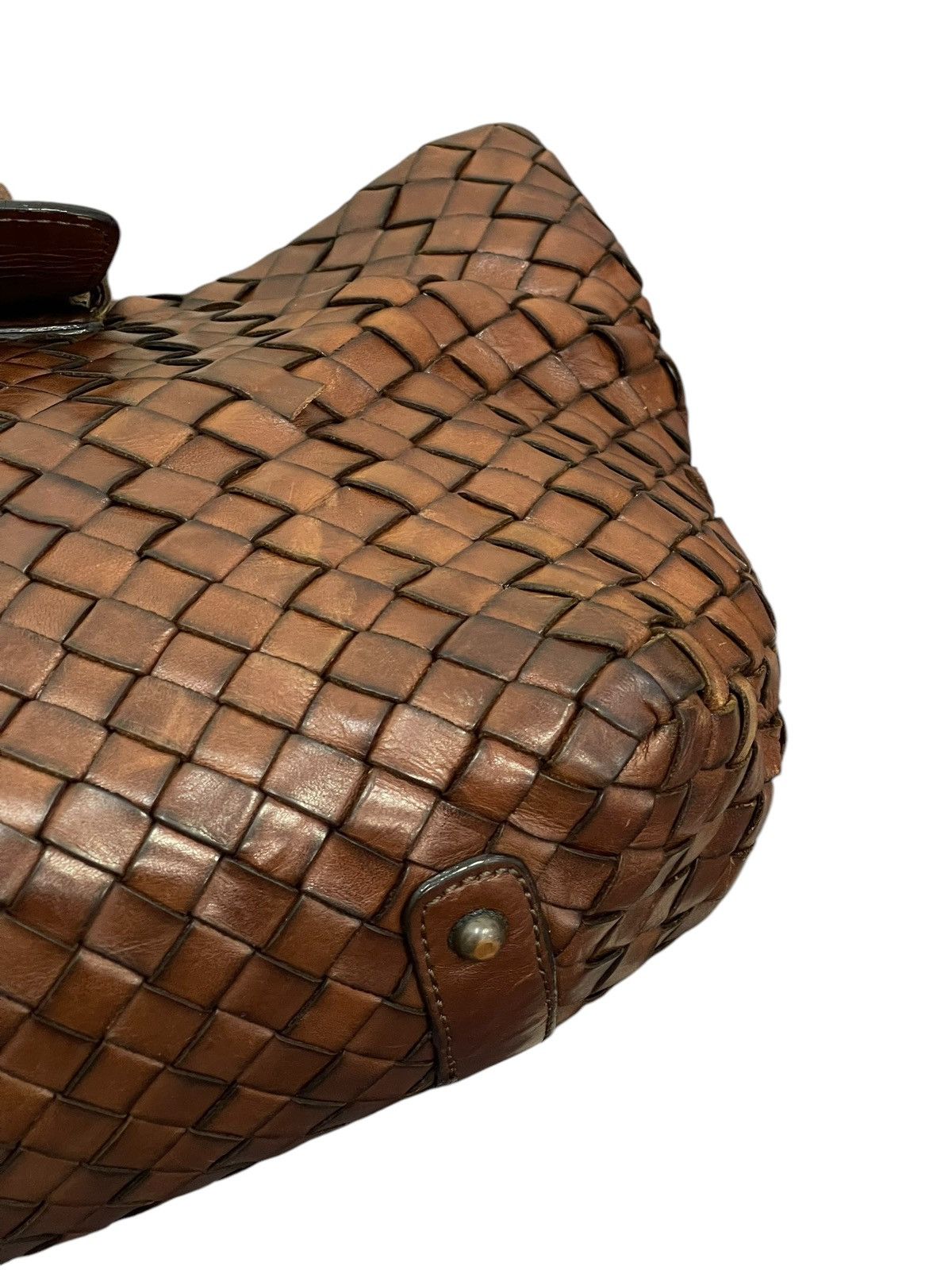 Genuine Leather Full Leather Patina Woven Sazaby Japan Tote Bag 1🟩6 Size ONE SIZE - 10 Thumbnail