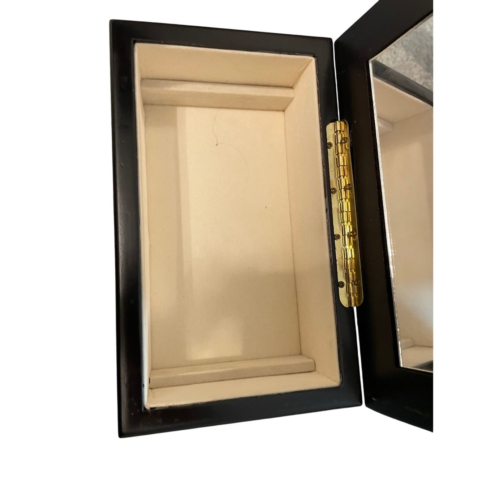 Other NWOB Wooden Stained Dark Small Victorian Retro Jewelry Box Size ONE SIZE - 8 Thumbnail