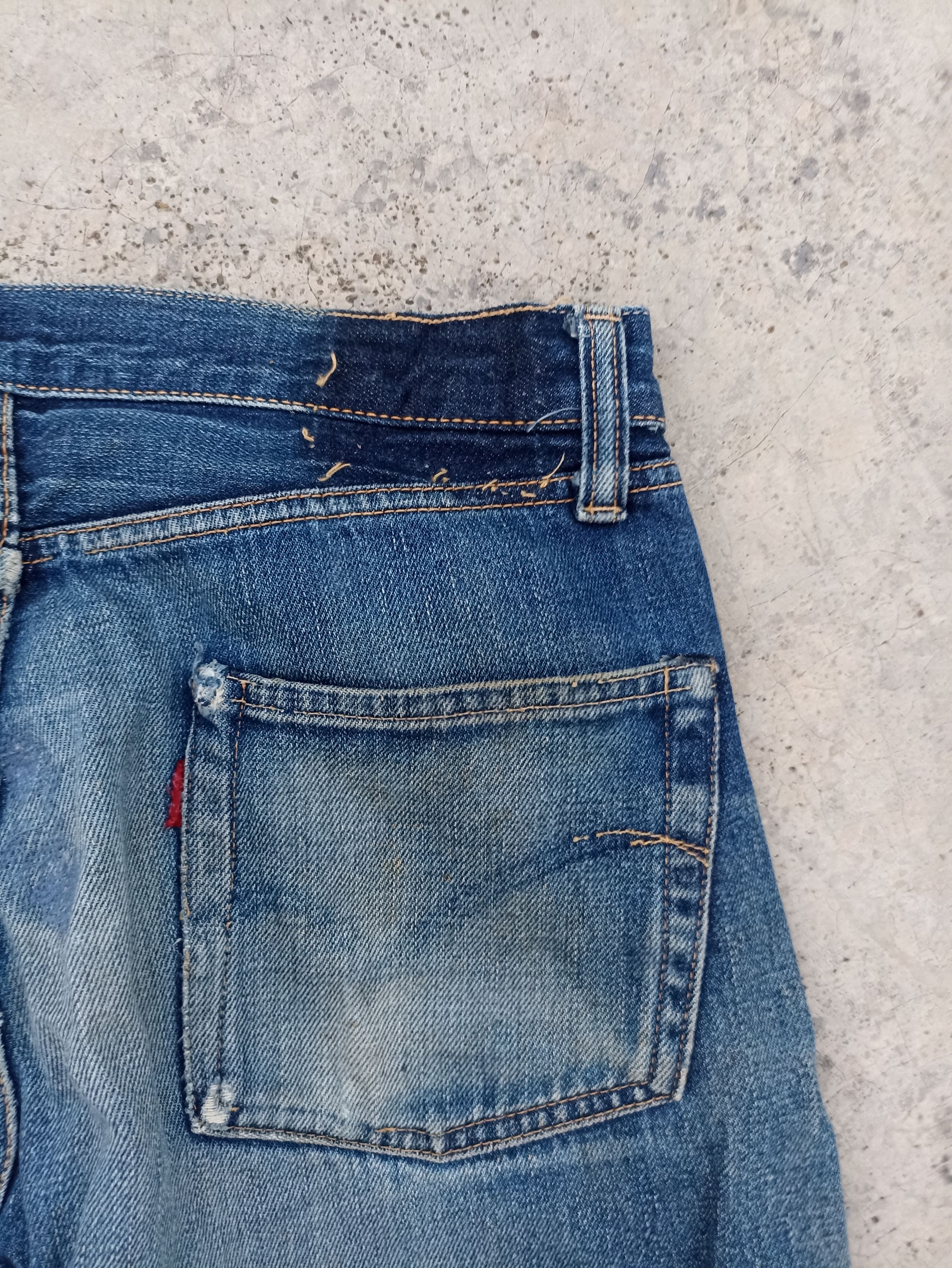 Denime Vintage Denime Jeans Distressed Mud washed Faded jeans Japan Size US 30 / EU 46 - 13 Thumbnail