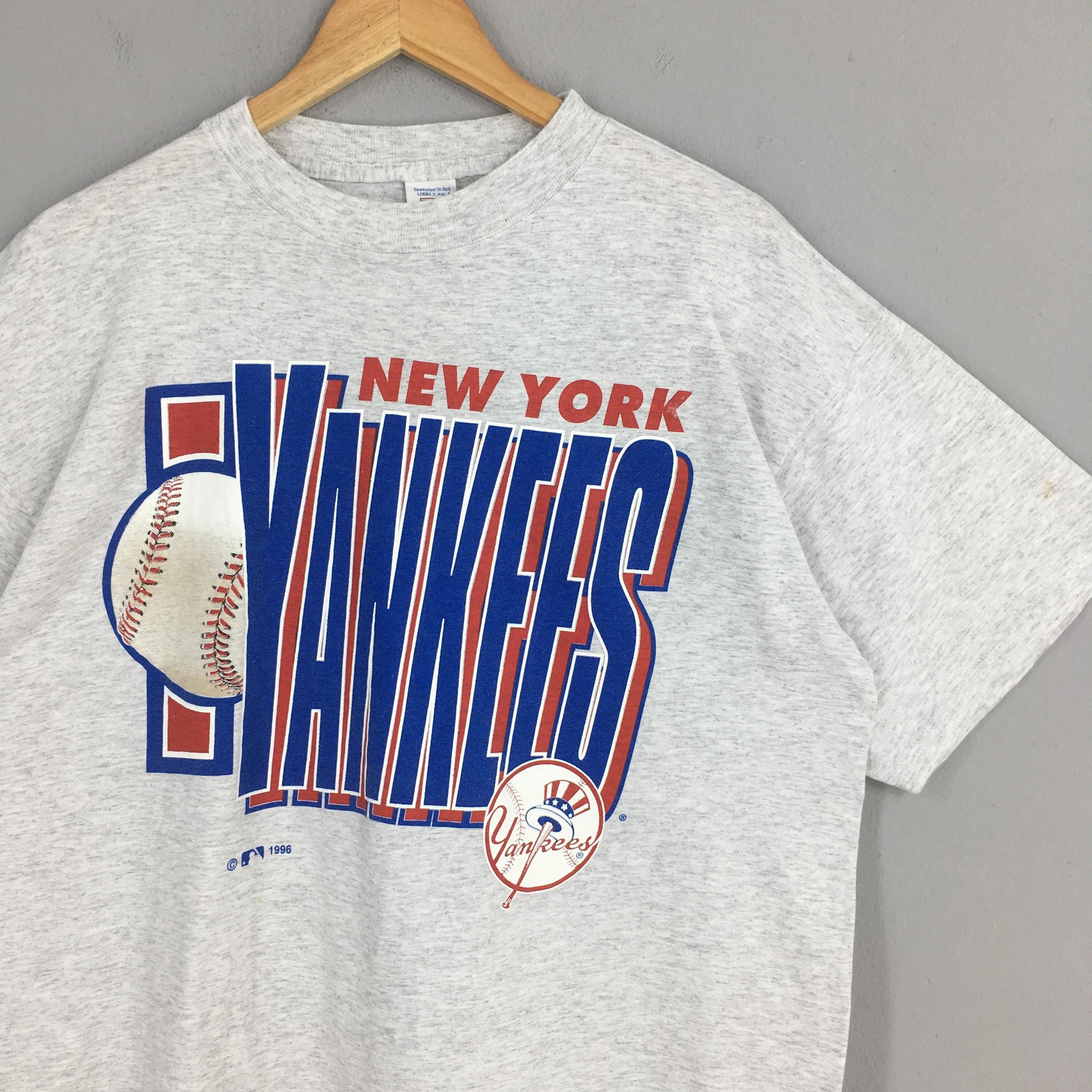 MLB Vintage New York Yankees MLB Gray T shirt XLarge Size US XL / EU 56 / 4 - 2 Thumbnail