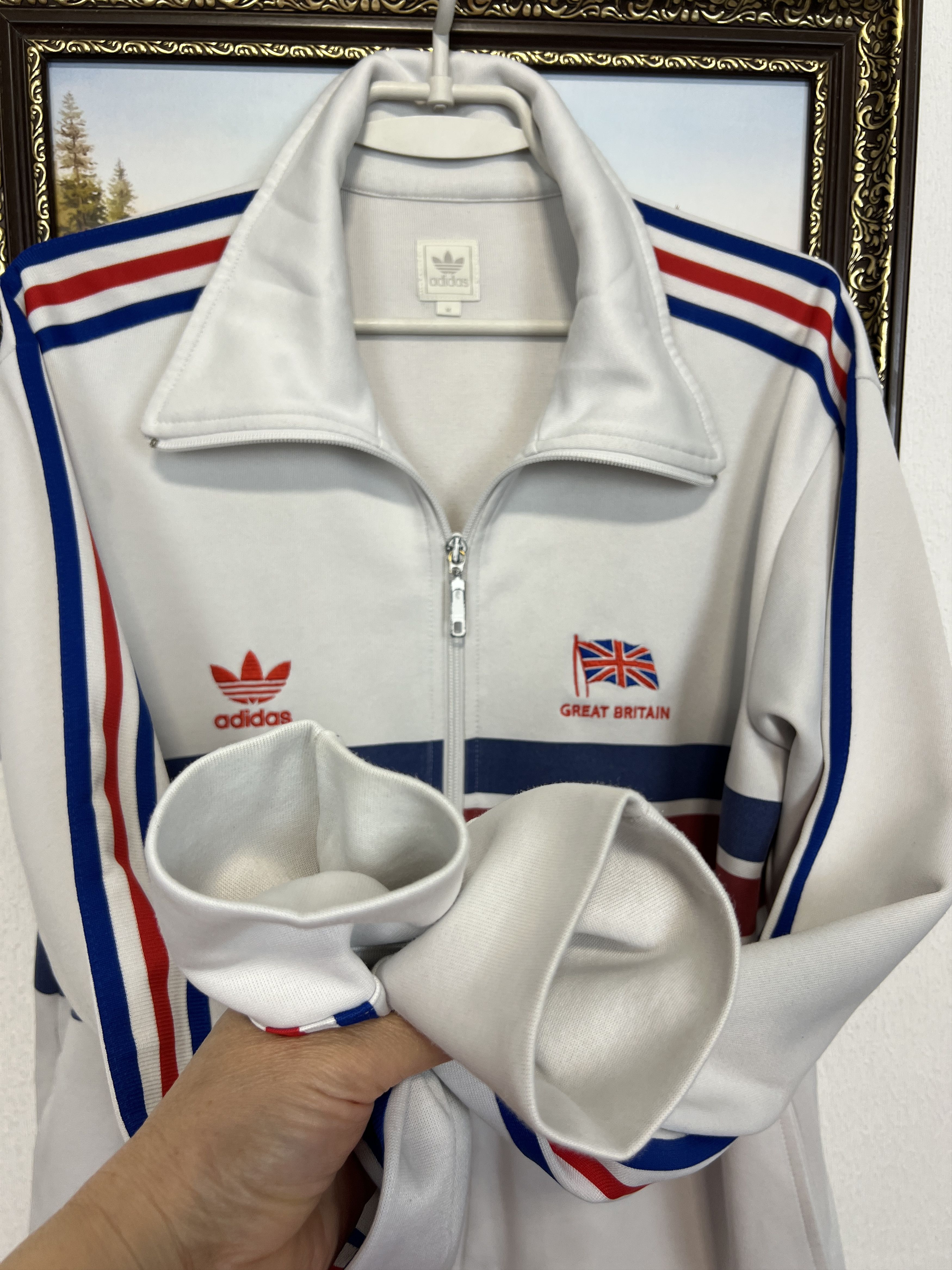 Adidas Originals Team Great Britain Olympics Jacket Track Top Size US M / EU 48-50 / 2 - 6 Thumbnail