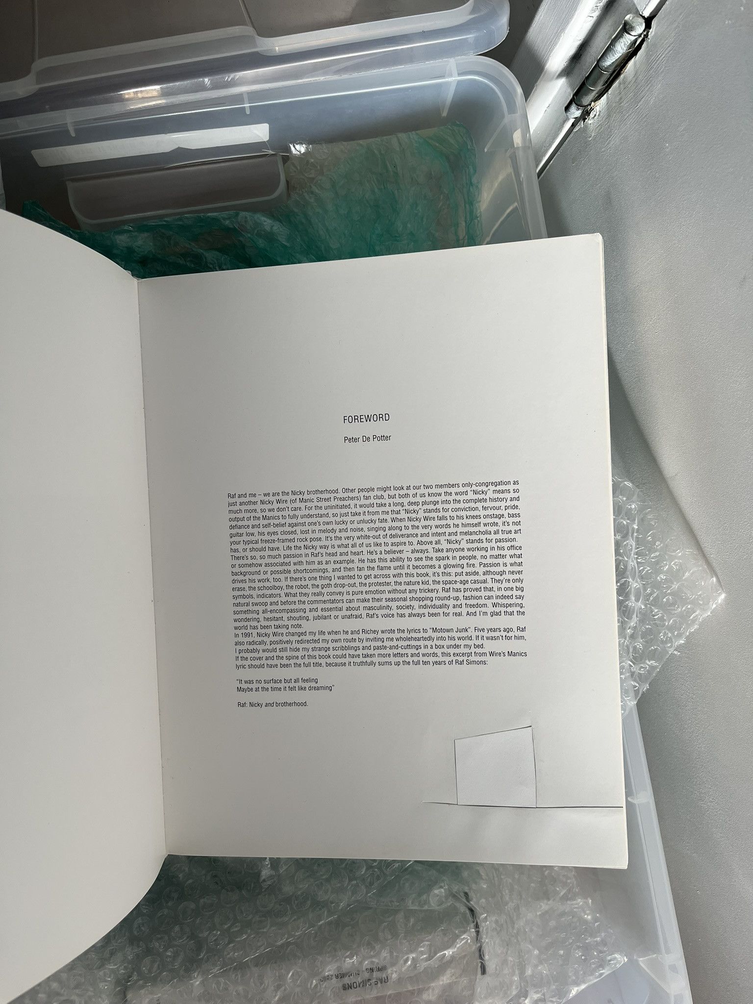Raf Simons Rare Raf Simons Redux book - Charta 2005 Size ONE SIZE - 4 Thumbnail