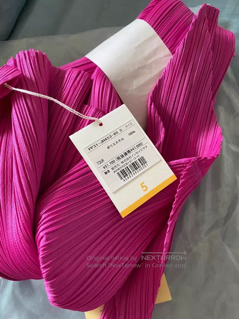 Issey Miyake Issey Miyake Rose pink princess sleeve dress Size XXL / US 16-18 / IT 52-54 - 2 Thumbnail