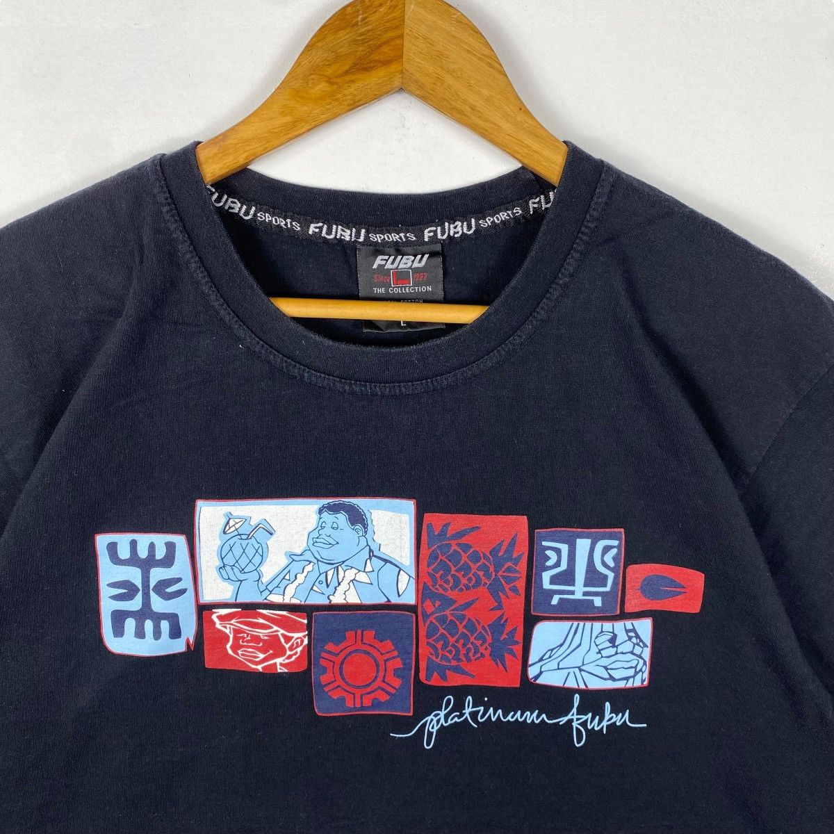 Fubu Vintage 00's FUBU The Collection Platinum Fubu Graphic Tee Size US L / EU 52-54 / 3 - 2 Thumbnail