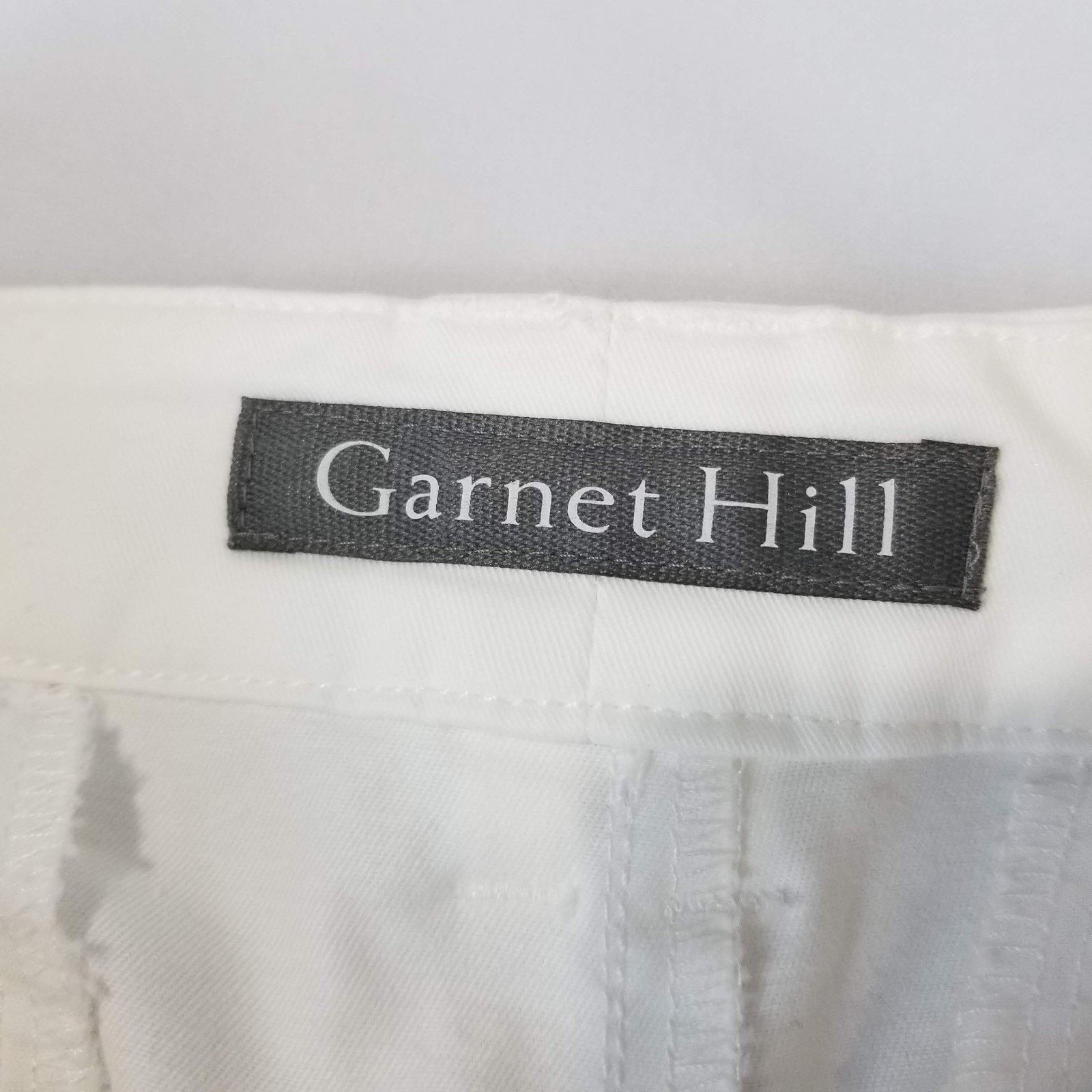 Other Garnet Hill Pants 8 White Wide Leg Cropped High Rise Size 30" / US 8 / IT 44 - 5 Thumbnail