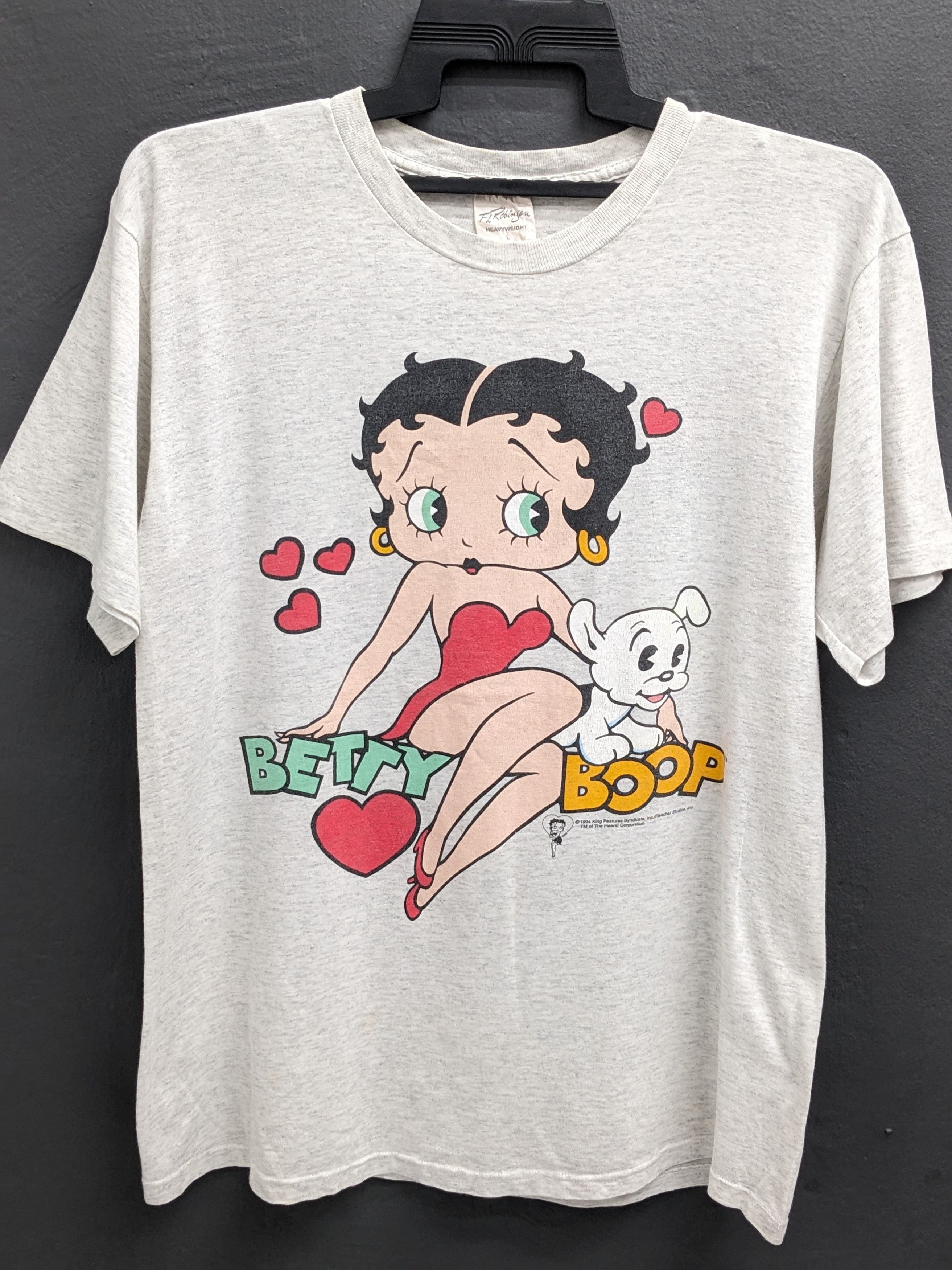 Cartoon Network VINTAGE 1994 BETTY BOOP X DENIFITS CARTOON NETWORK MOVIE ART Size US L / EU 52-54 / 3 - 1 Thumbnail