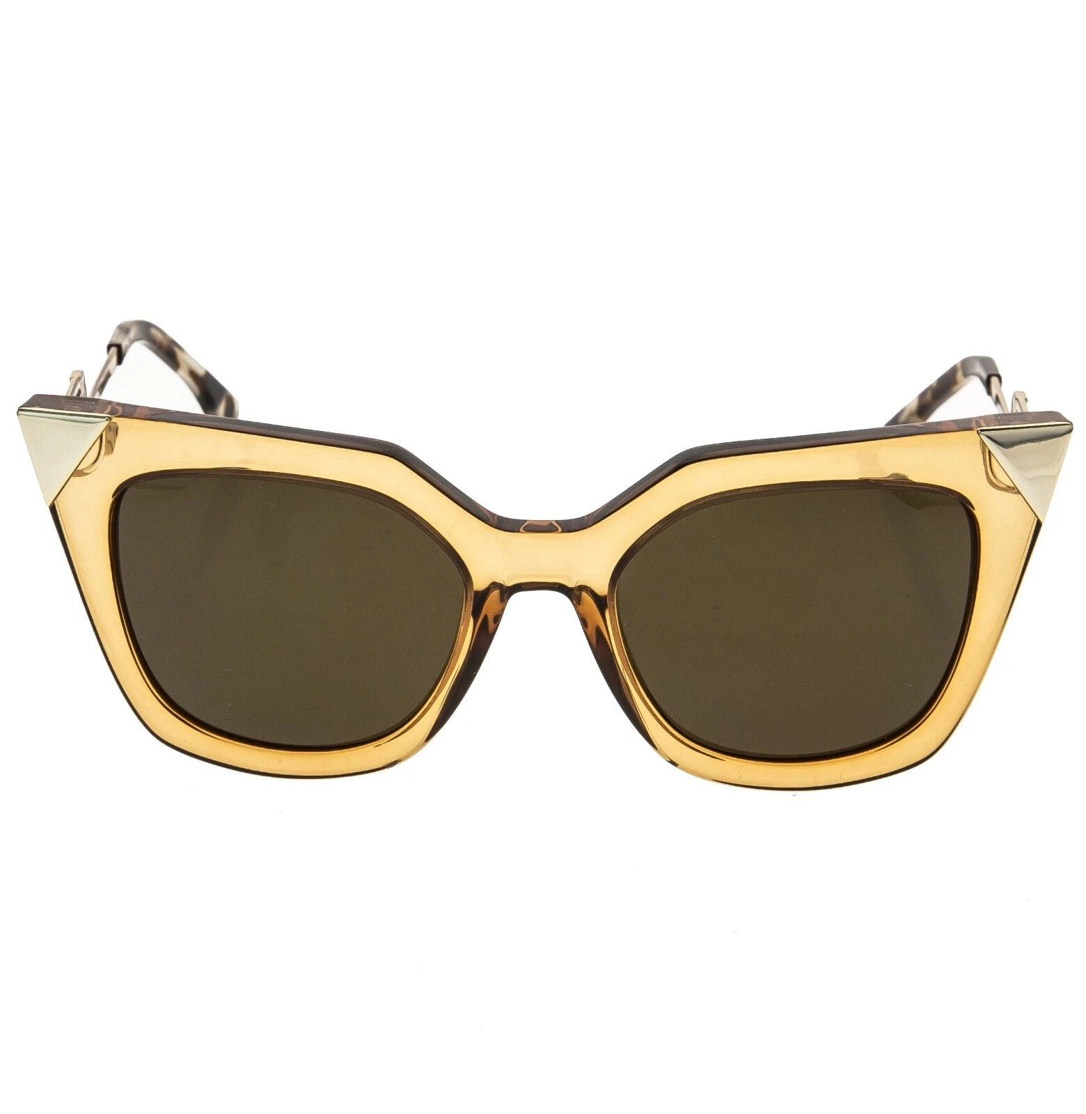 FENDI FF0060 0060 IRIDIA Champagne Mirror Sunglasses