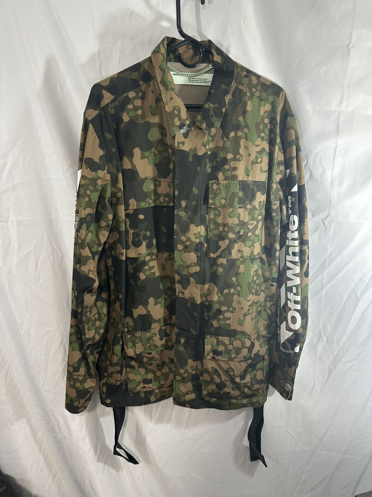 Off-White OFF WHITE CAMO JACKET Size US XL / EU 56 / 4 - 4 Thumbnail