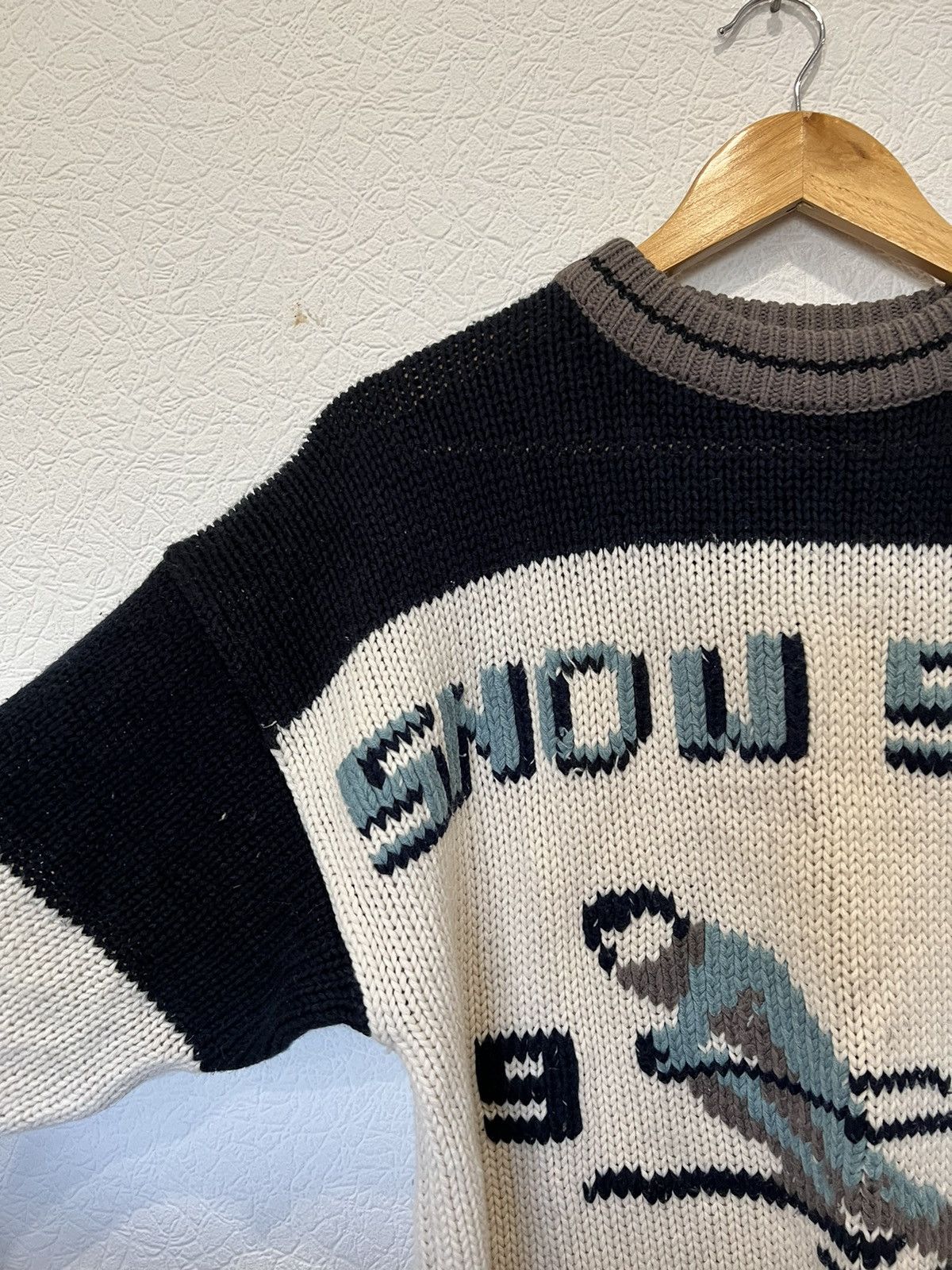 Vintage Vintage Sweater Ice Breaker Snow Surf Knitted Wool Size US M / EU 48-50 / 2 - 2 Thumbnail