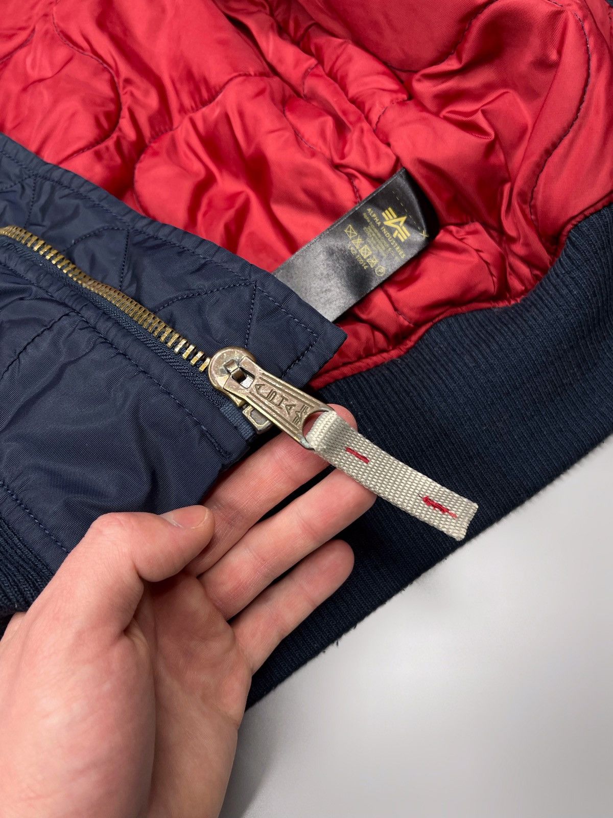 Alpha Industries Vintage Y2k Alpha Industries Bomber Jacket MA-2 Size US M / EU 48-50 / 2 - 6 Thumbnail
