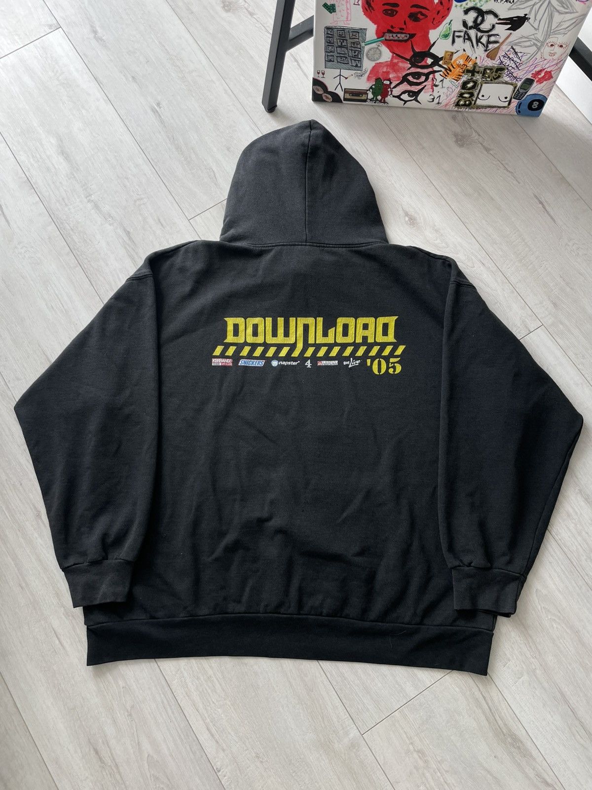 Band Tees Vintage Download 2005 T-Shirt Band Hoodie Tour Black RARE Size US L / EU 52-54 / 3 - 2 Thumbnail