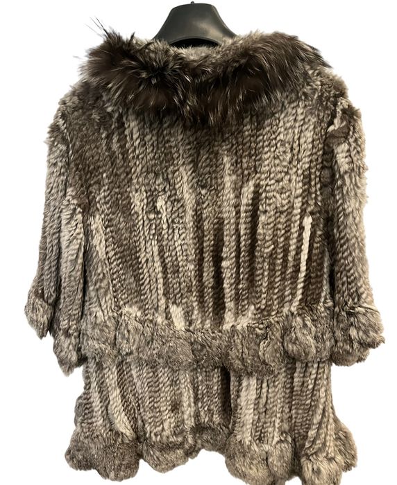 Very Rare Genuine Silver fox & Coney fur coat Grailed