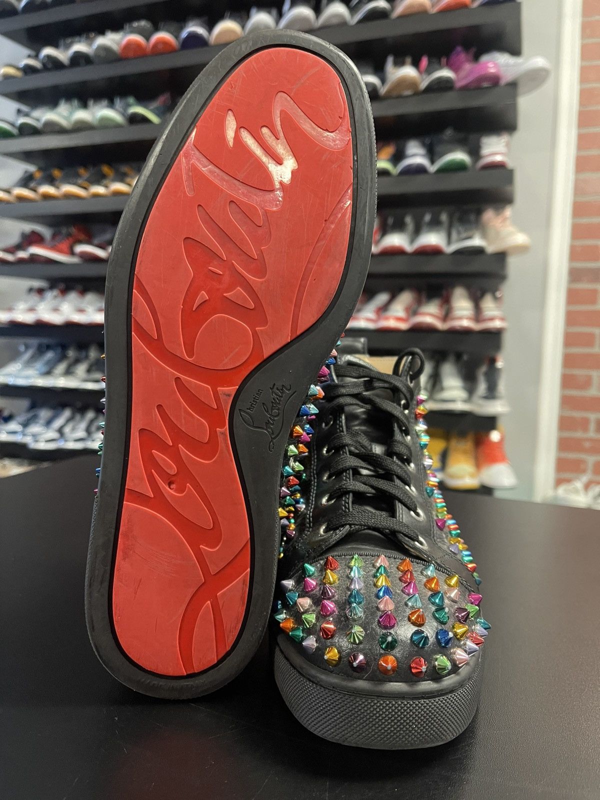 Christian Louboutin Size 8/41EU - Christian Louboutin Multi Color Spikes Size US 8 / EU 41 - 9 Thumbnail