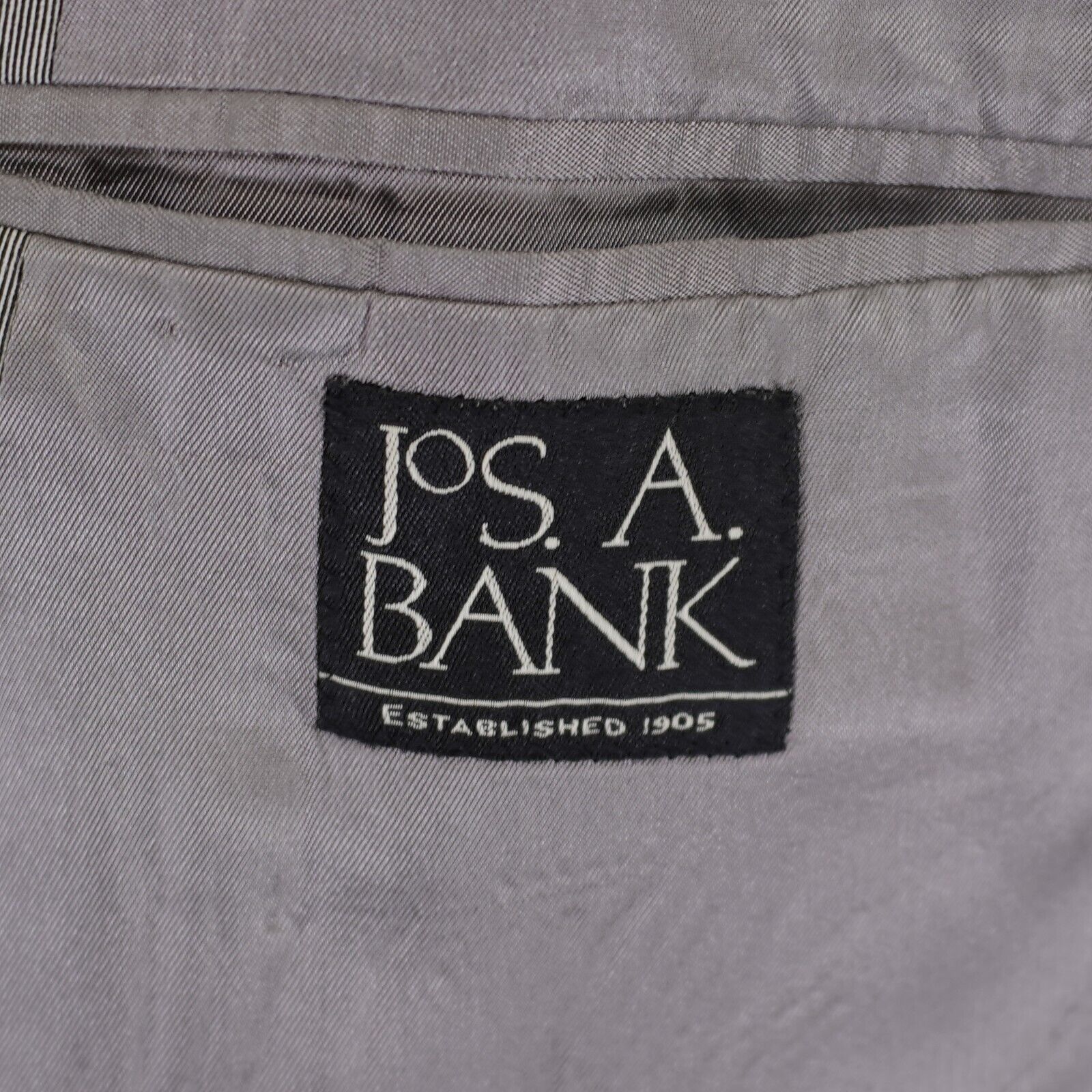Jos. A. Bank Jos A Bank Wool Cream Black Plaid W/ Orange Windowpane Sport Size 42L - 8 Thumbnail