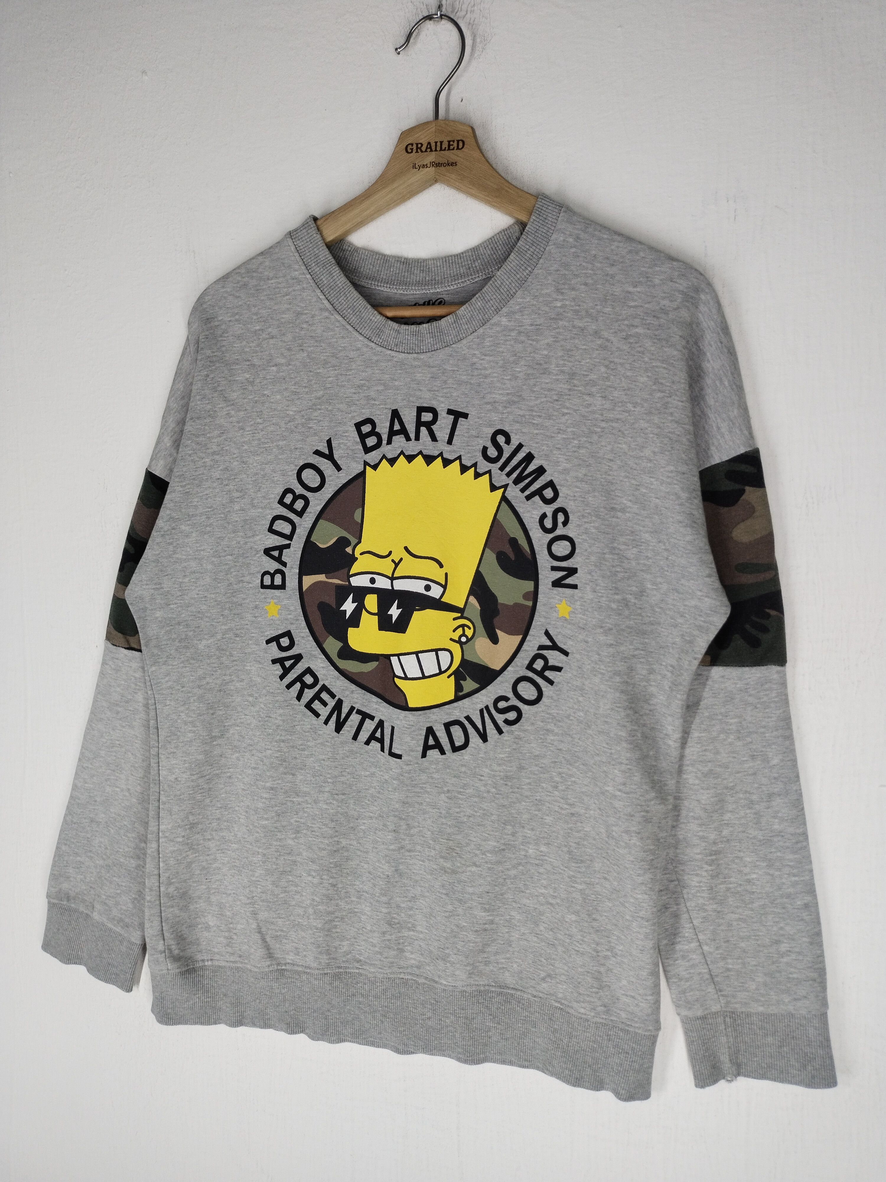 The Simpsons × Vintage Vintage Badboy Bart Simpson Sweatshirt Size US M / EU 48-50 / 2 - 2 Thumbnail