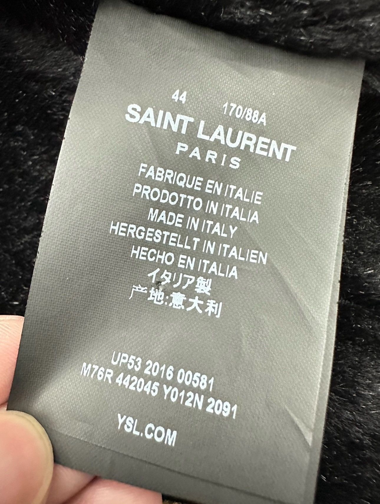 Saint Laurent Paris *Rare* Saint Laurent Paris AW16 Palladium Napoleon Coat Size US S / EU 44-46 / 1 - 5 Thumbnail