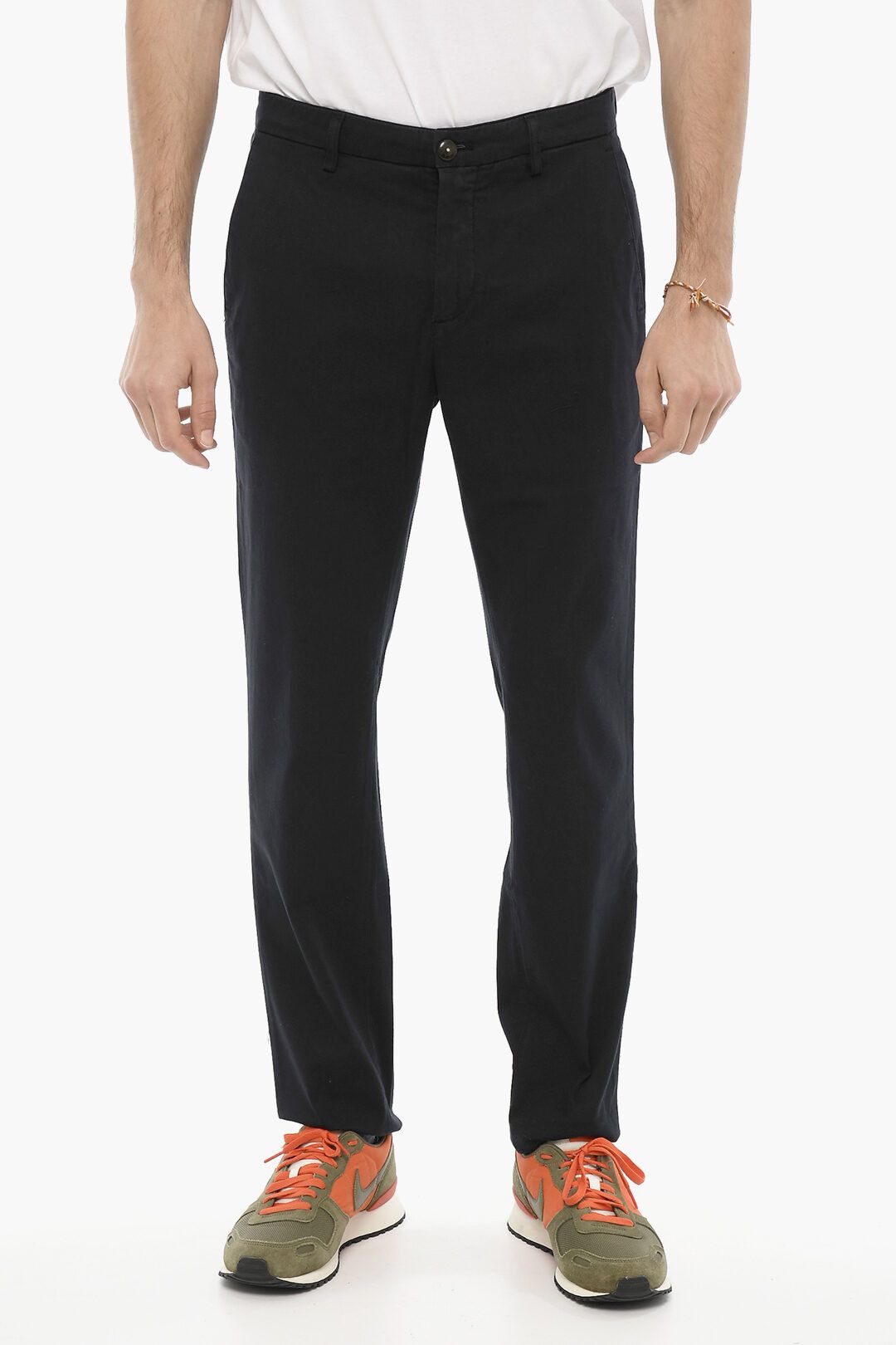 image of Department 5 Og1Mm0424 Cotton Twill David Pant In Midnight Blue, Men's (Size 32)