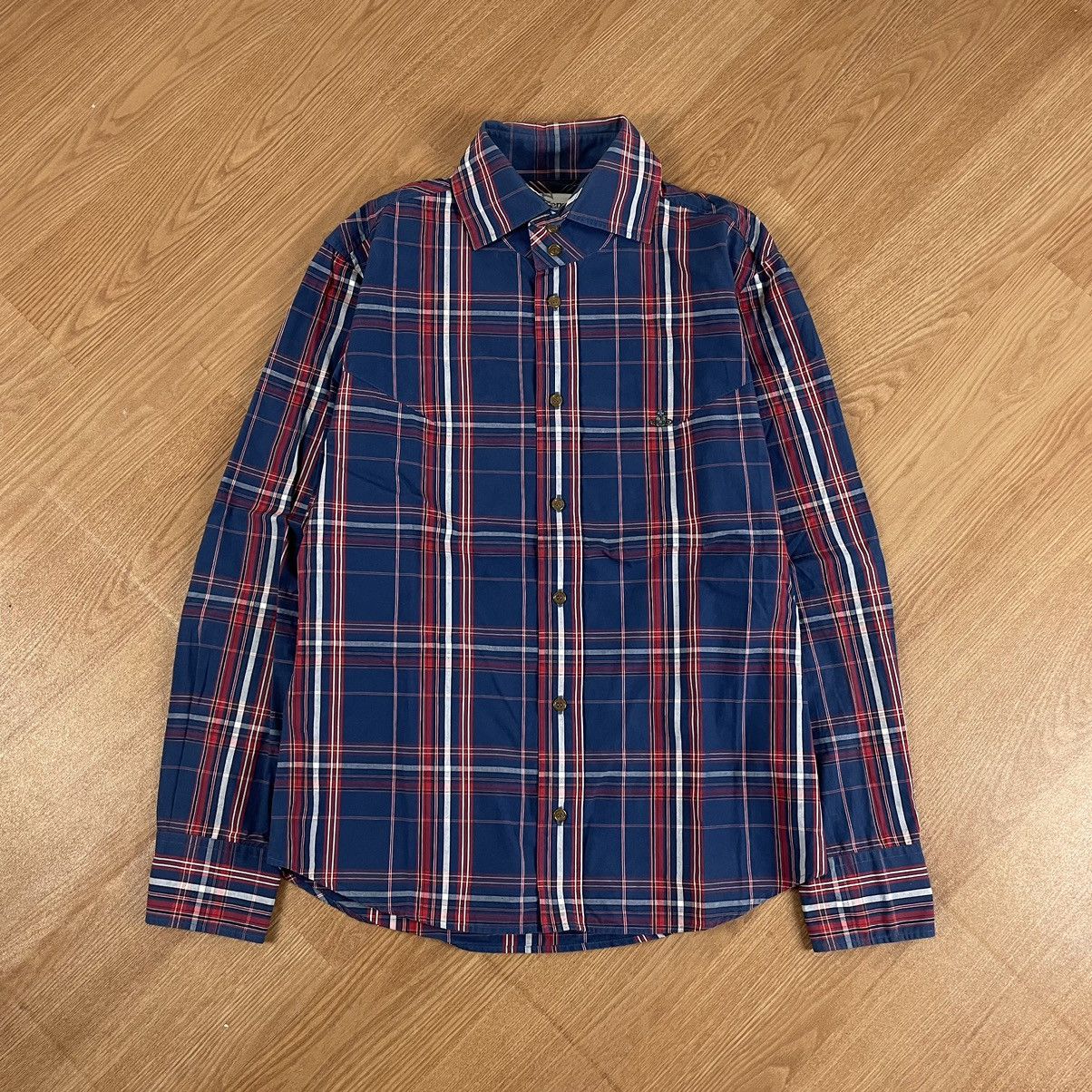 Vivienne Westwood Viviene Westwood Man Deformed Check Shirt Size US M / EU 48-50 / 2 - 1 Thumbnail
