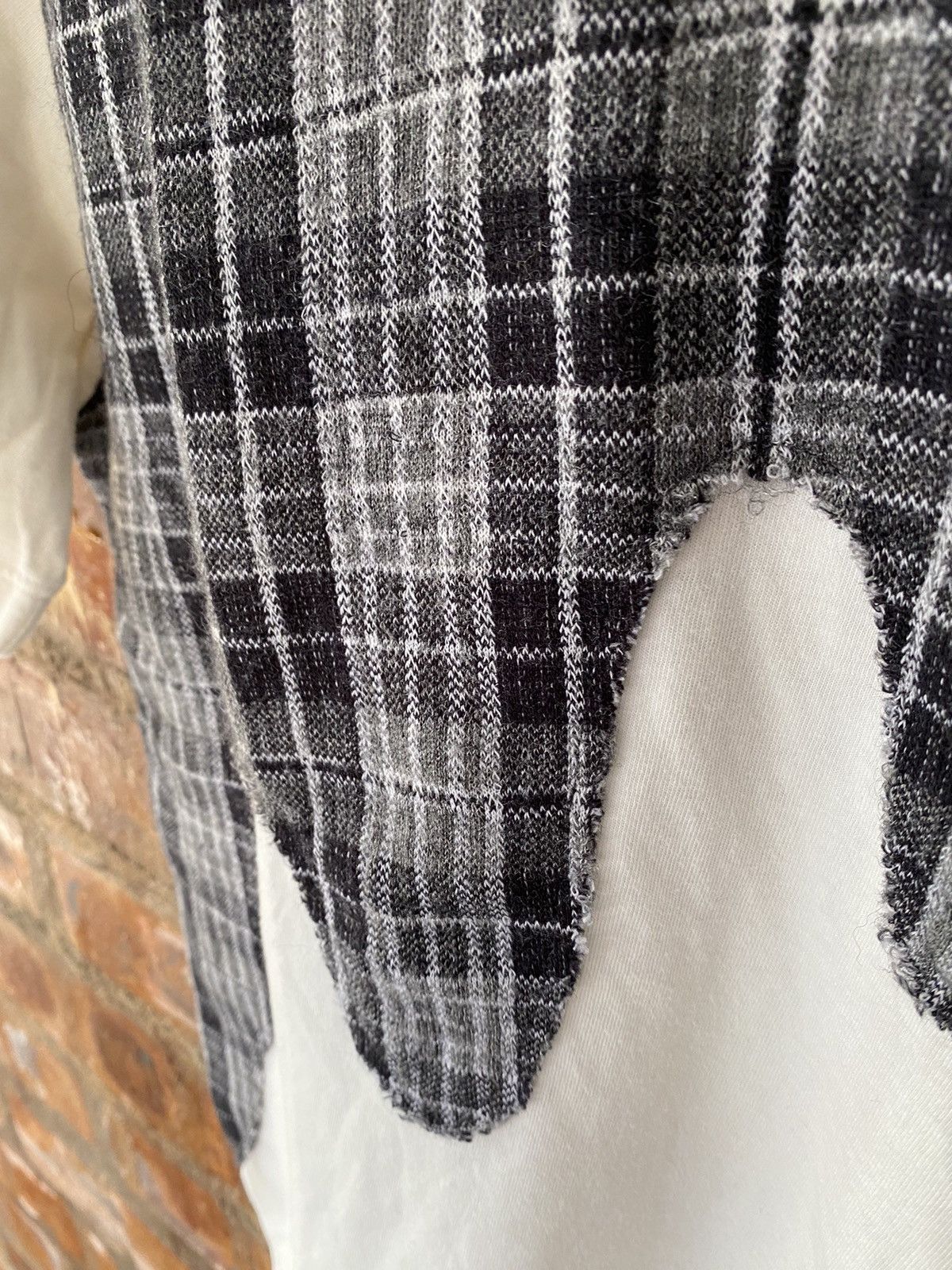 Comme des Garcons Homme AW11 Comme Des Garcons X Desertic Liquid Tartan rebuild tee Size US S / EU 44-46 / 1 - 5 Thumbnail