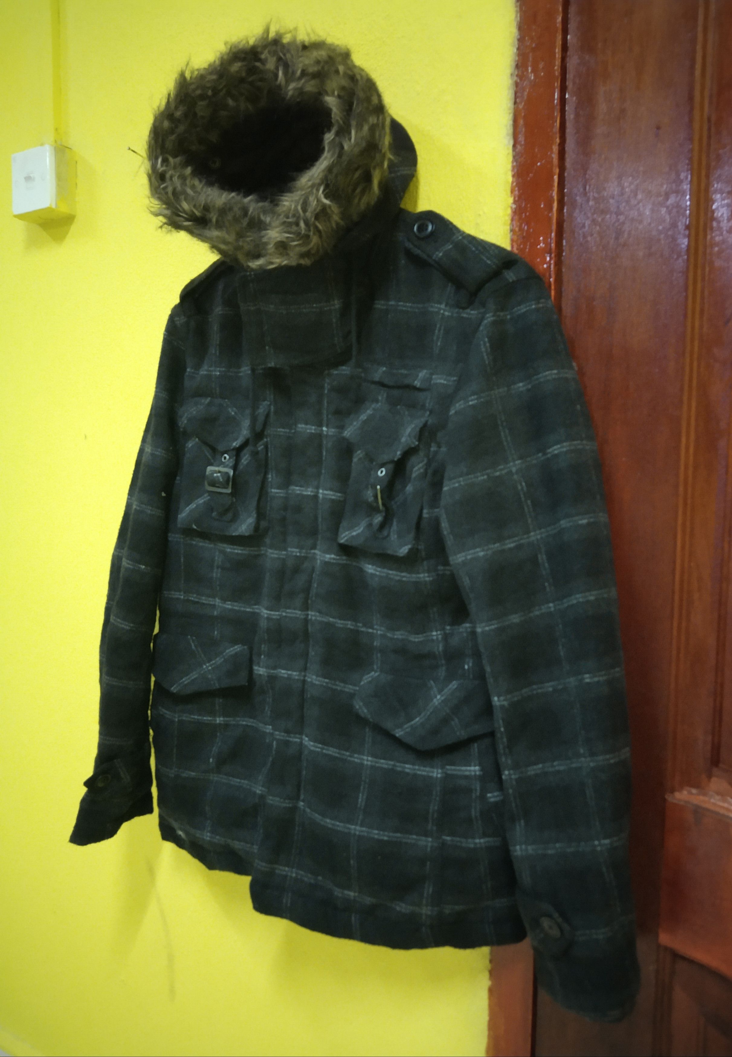 If Six Was Nine × In The Attic × Le Grande Bleu (L.G.B.) In The Attic Fur Jacket Size US L / EU 52-54 / 3 - 3 Thumbnail