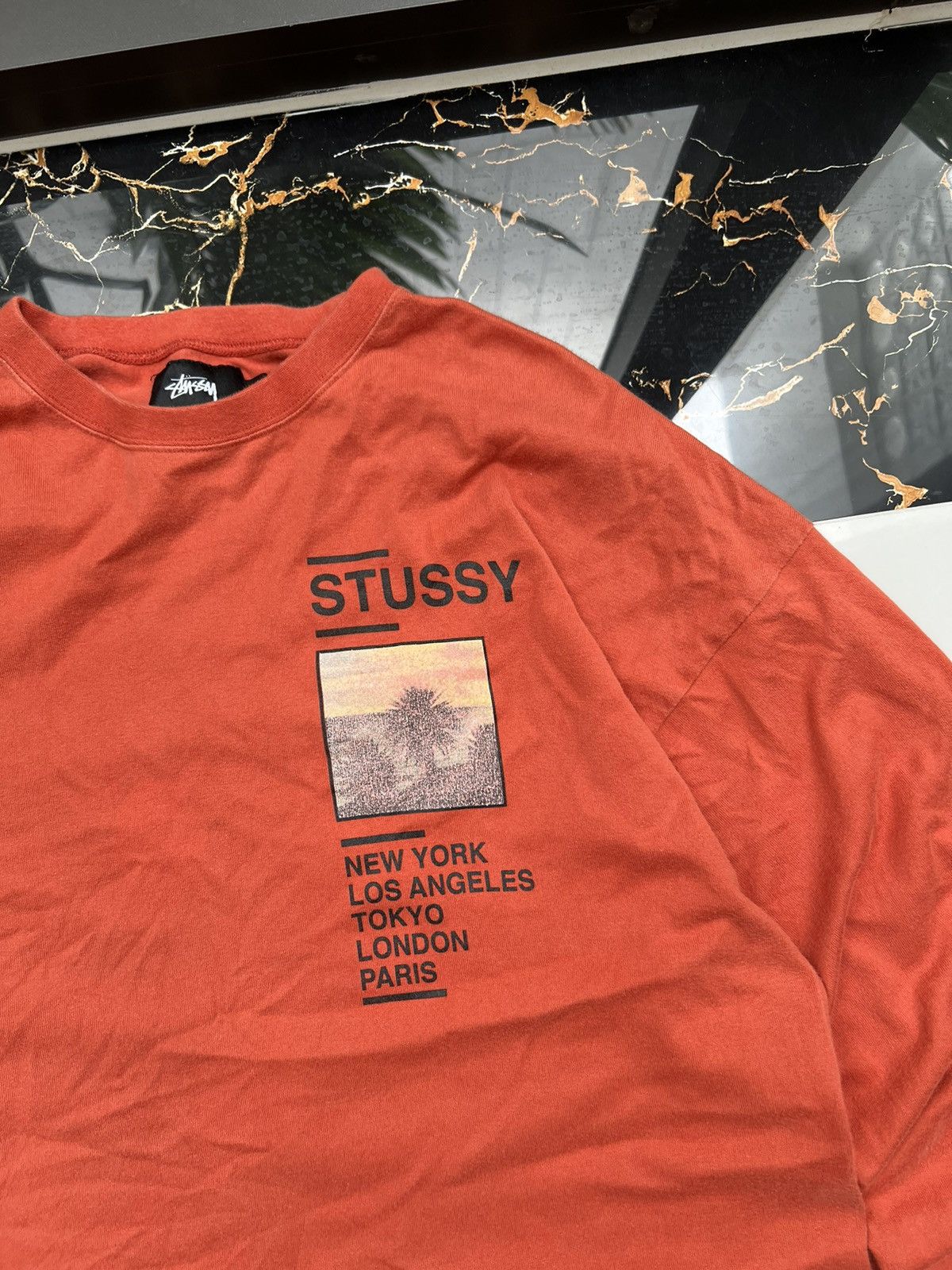Stussy × Vintage 90's STUSSY RETRO BIG LOGO Y2K INTERNATIONAL LONGSLEEVE Size US M / EU 48-50 / 2 - 2 Thumbnail