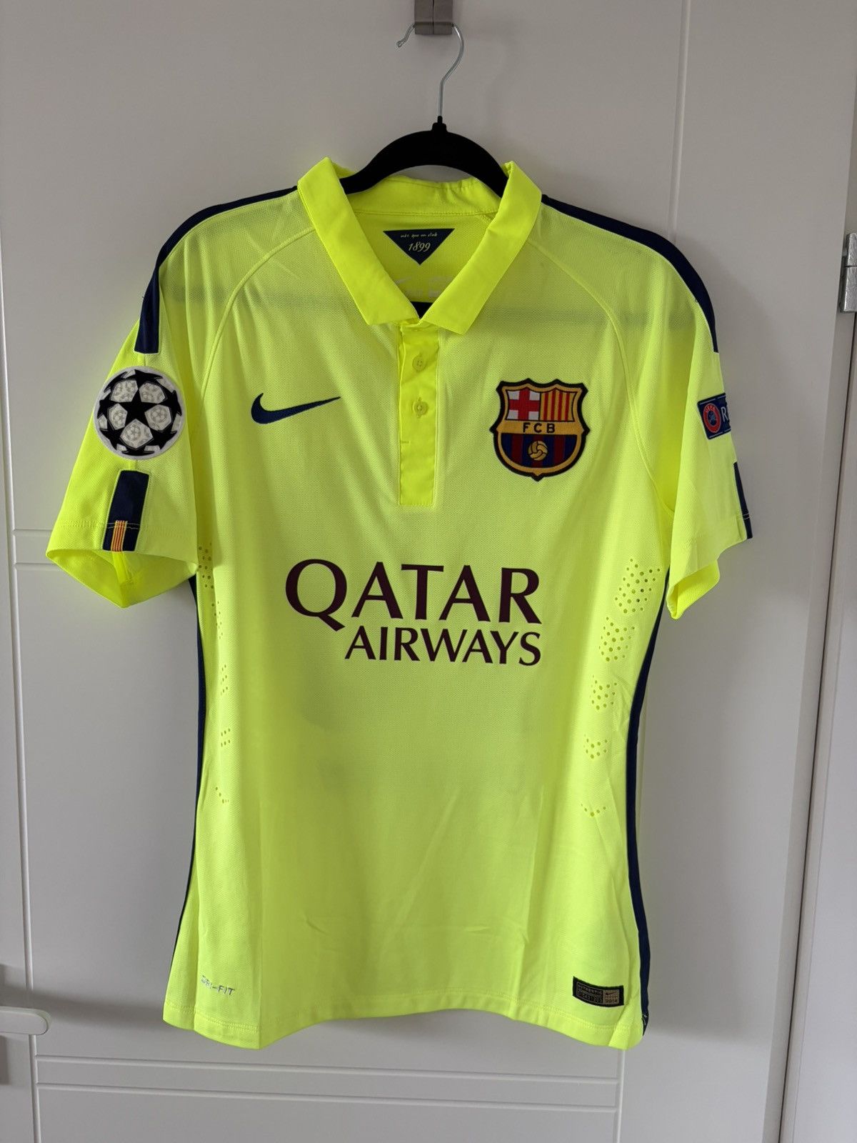 Barcelona nike 2014/2015 trzecia Messi unikat wersja meczowa — zdjęcie 4