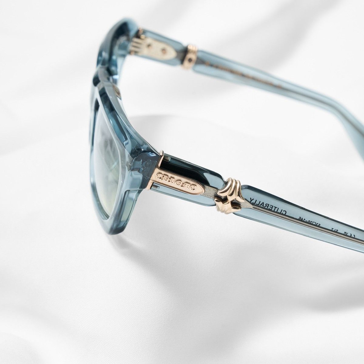 Chrome Hearts CHROME HEARTS CLITERALLY SLATED SUNGLASSES Size ONE SIZE - 3 Thumbnail