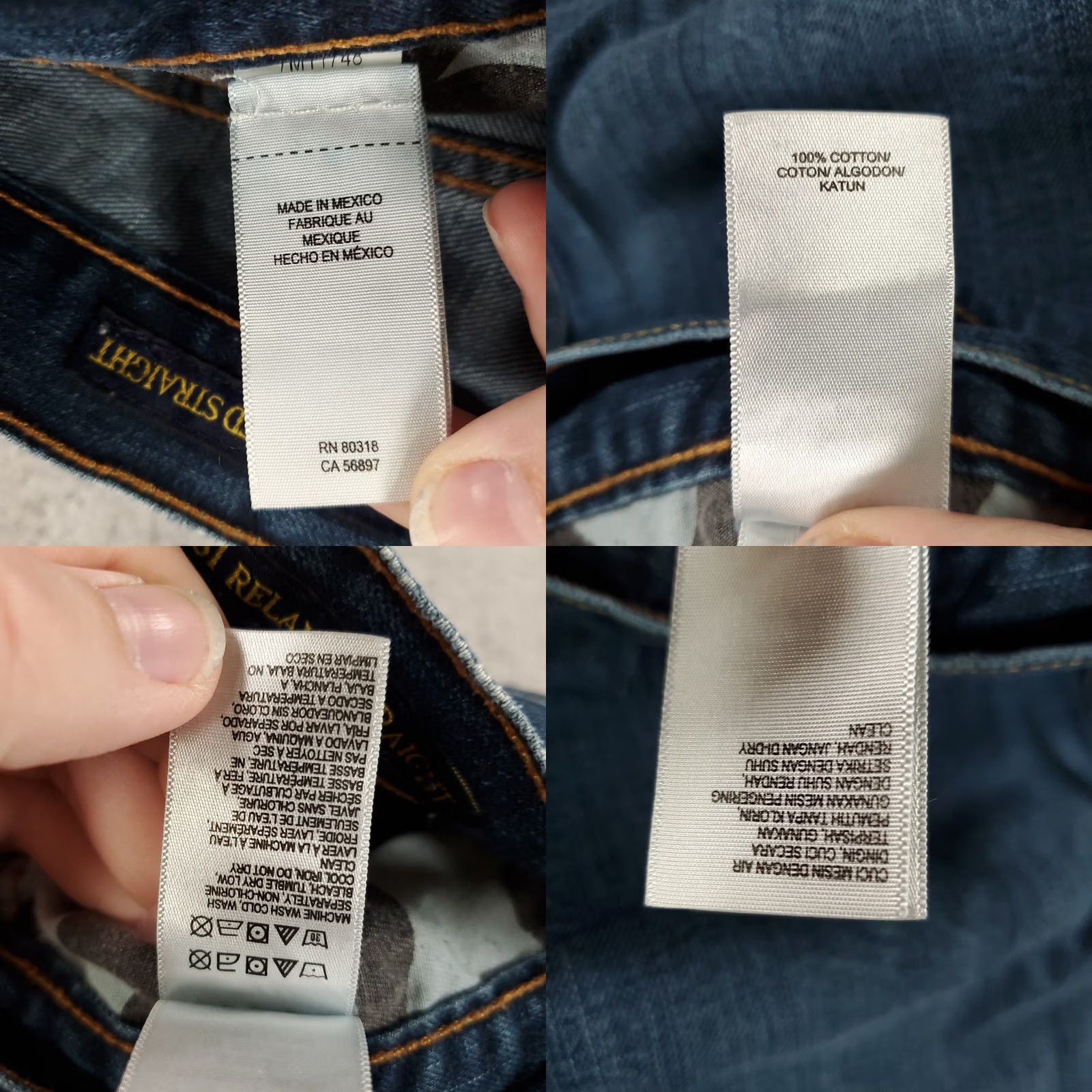 Lucky Brand Lucky Brand Jeans Mens 40x30 Blue Medium Wash 181 Relaxed Straight Denim Baggy Size US 40 / EU 56 - 8 Thumbnail